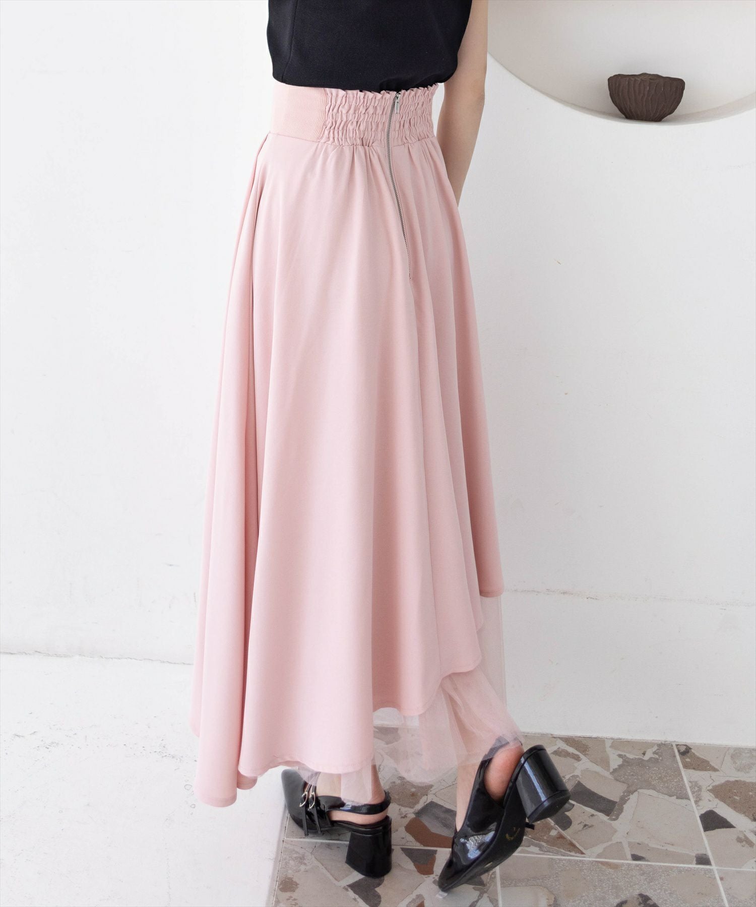 160cm/ピンクベージュ着用