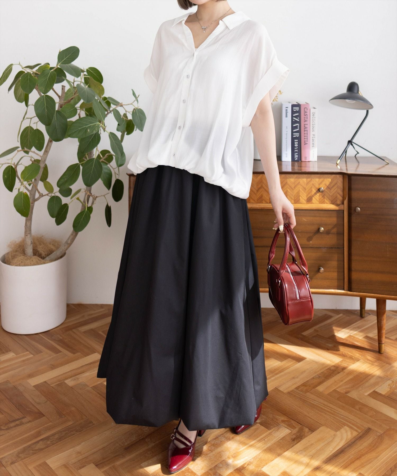 160cm/ブラック着用