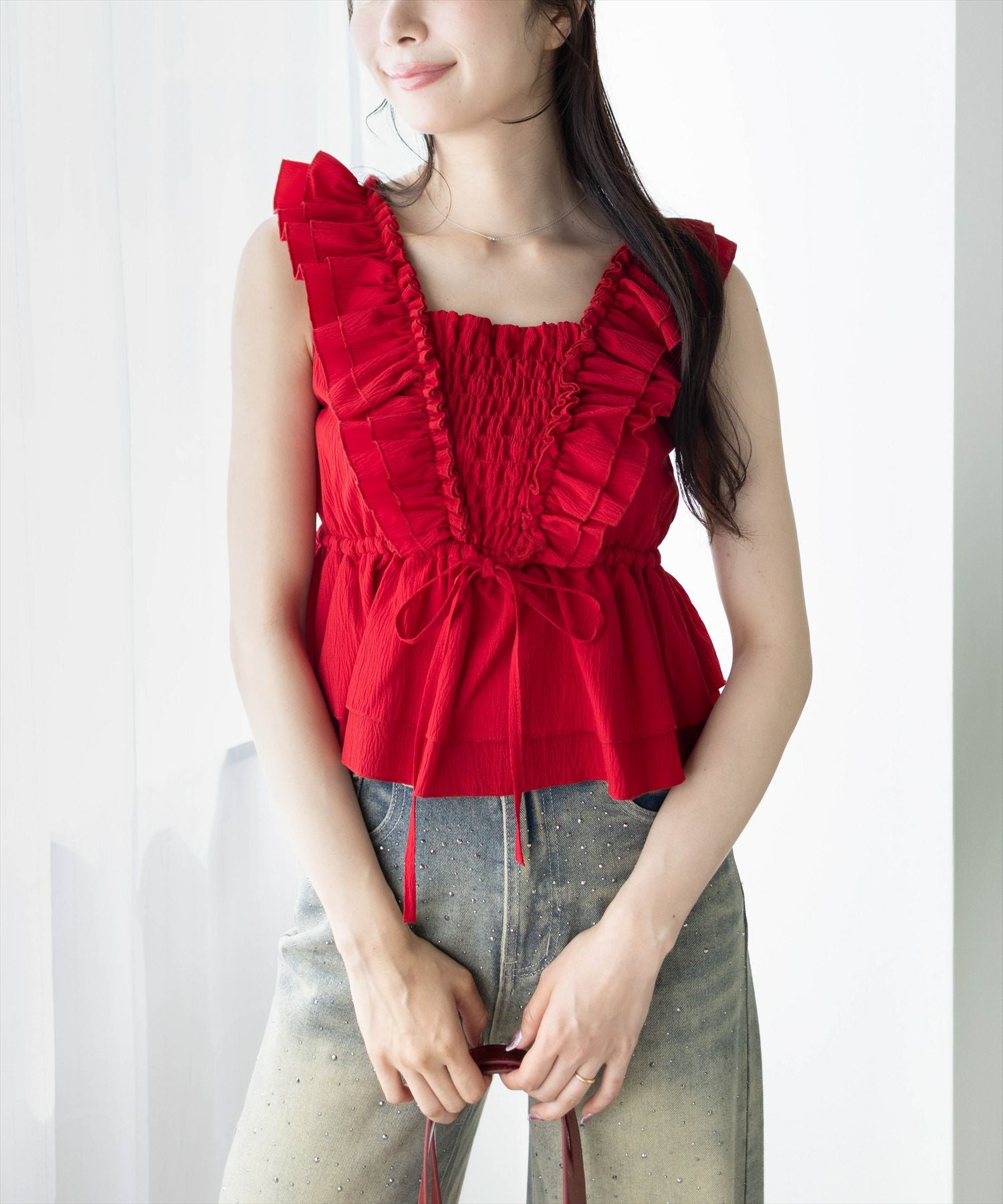 【完売品】TWILL ラウンドペプラムボリュームブラウス 2026年最新】TWILL ラウンドペプラムの人気アイテム - メルカリ
