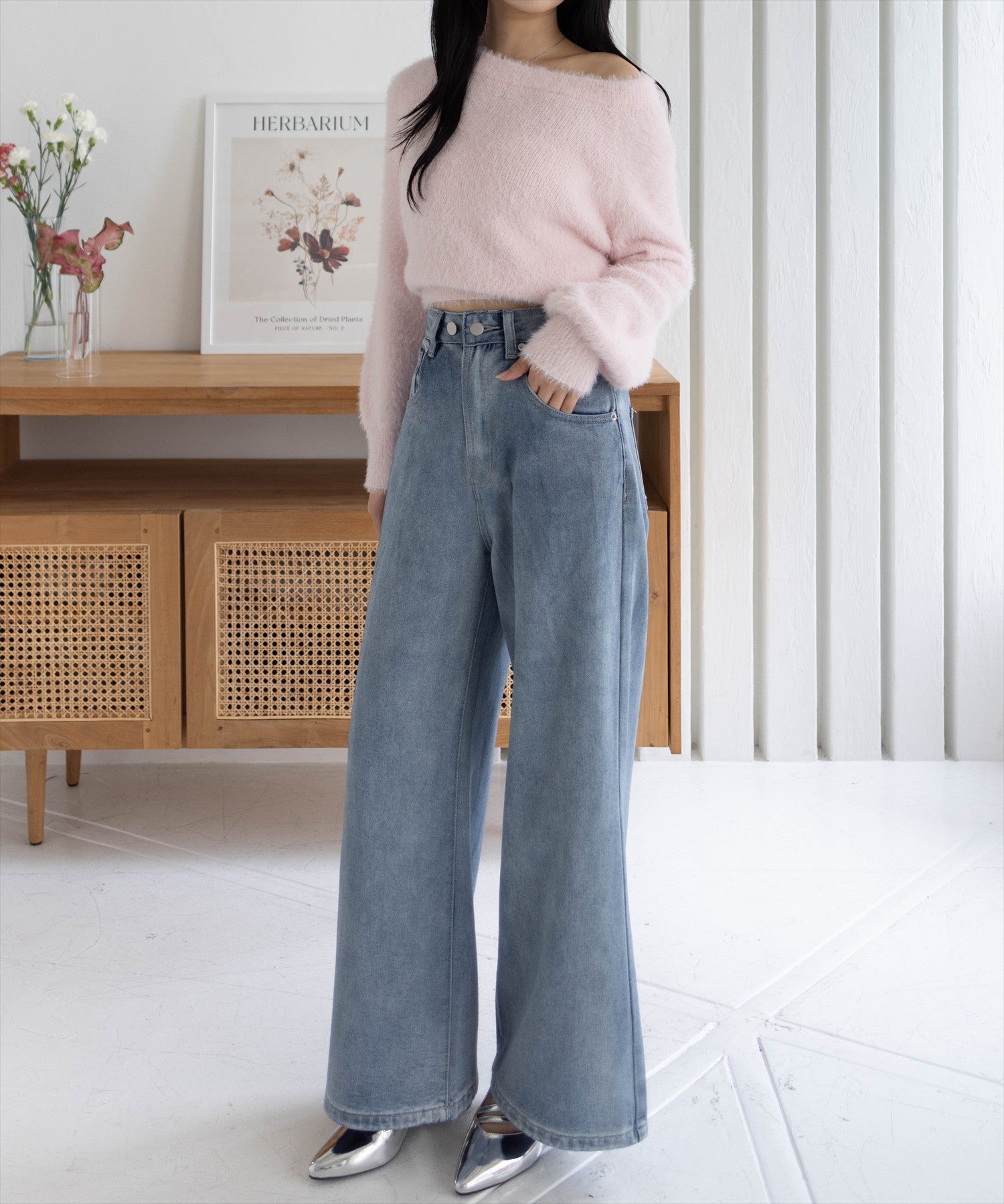 162cm/ブルー S着用