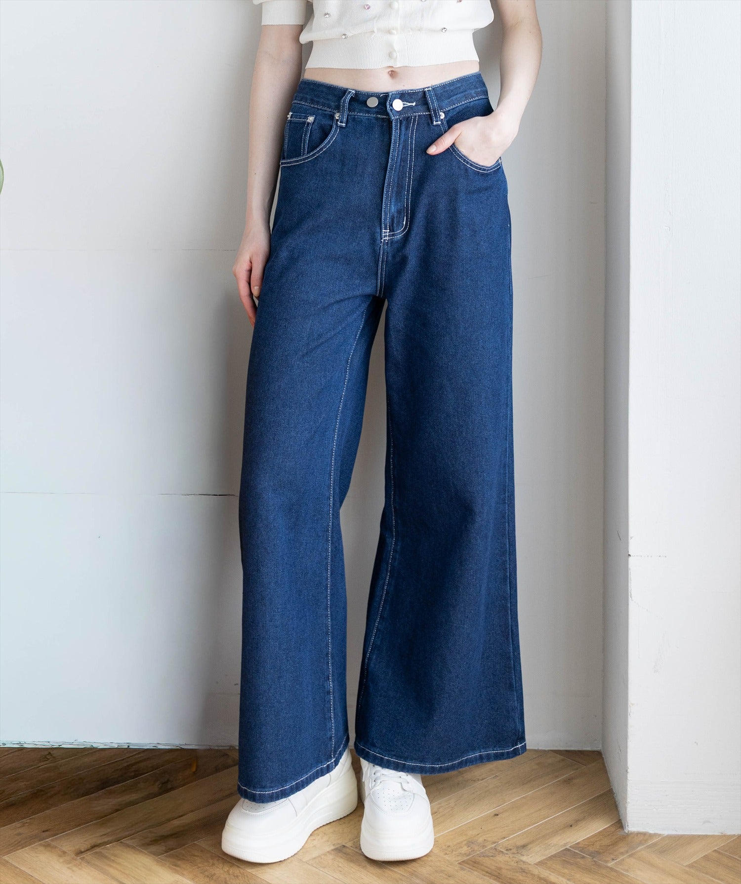 165cm/ブルー2 M着用