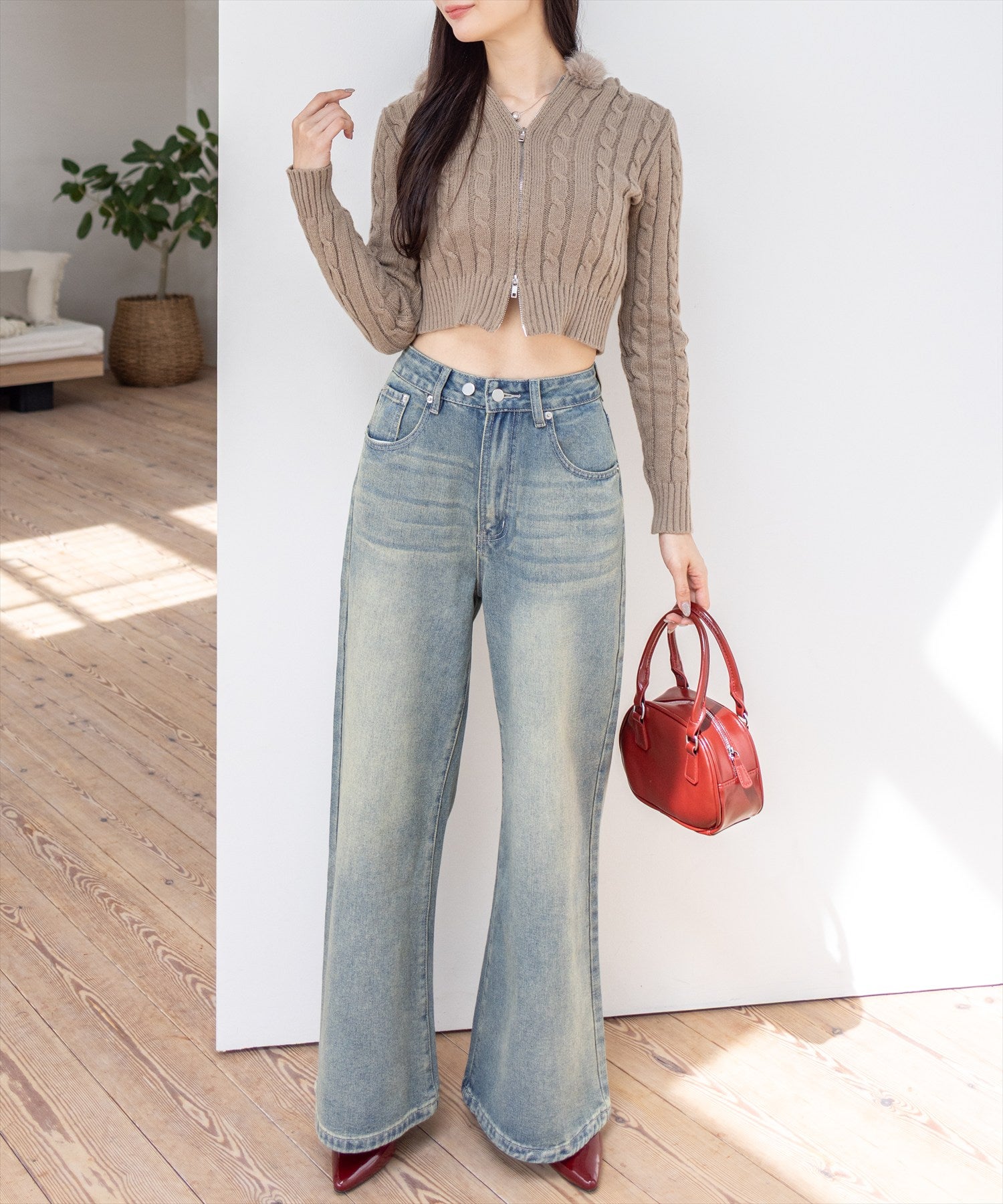 165cm/ブルー2 S着用