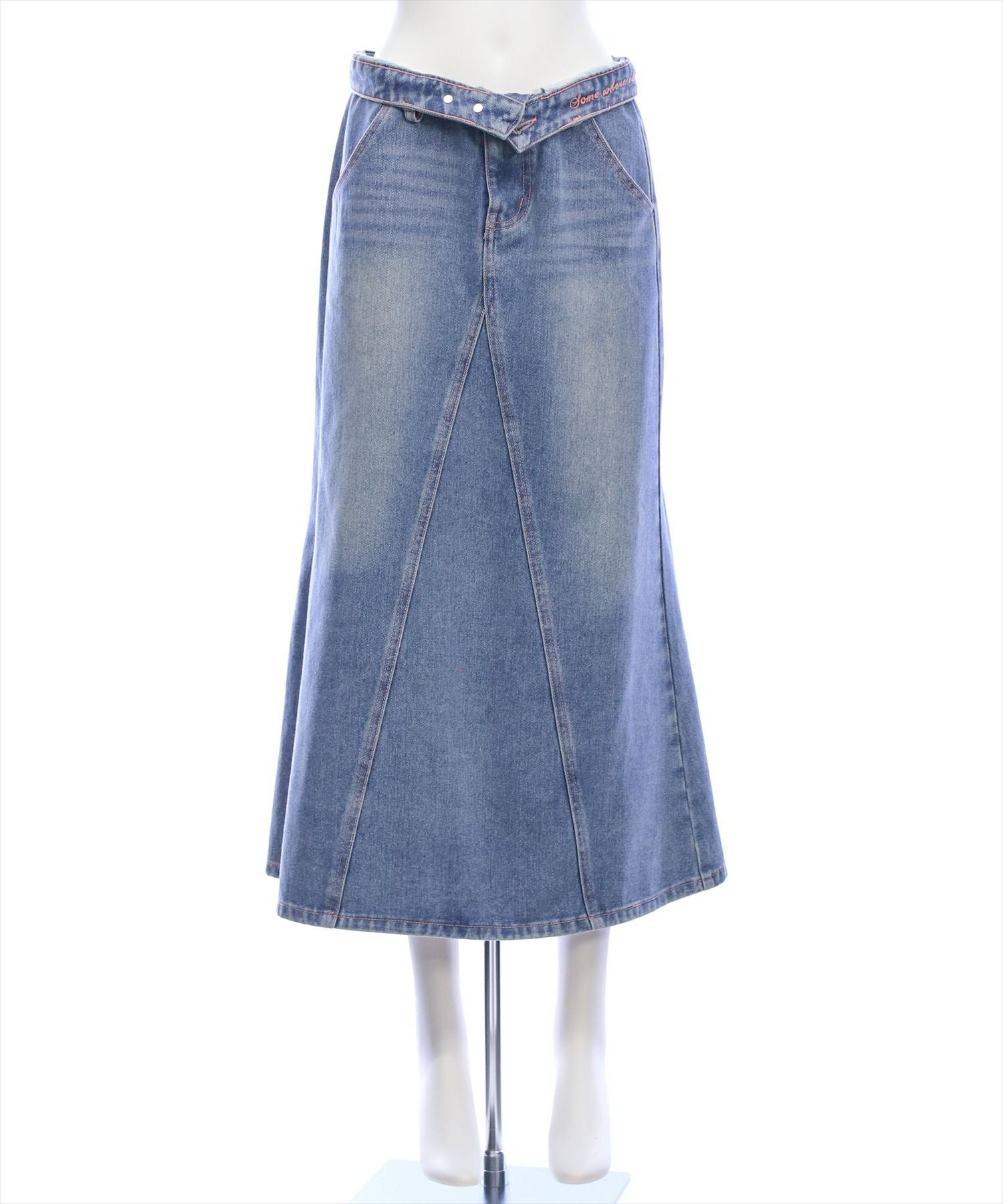 CLEAR BASIC デニムフレアロングスカート[CL9352] | レディース
