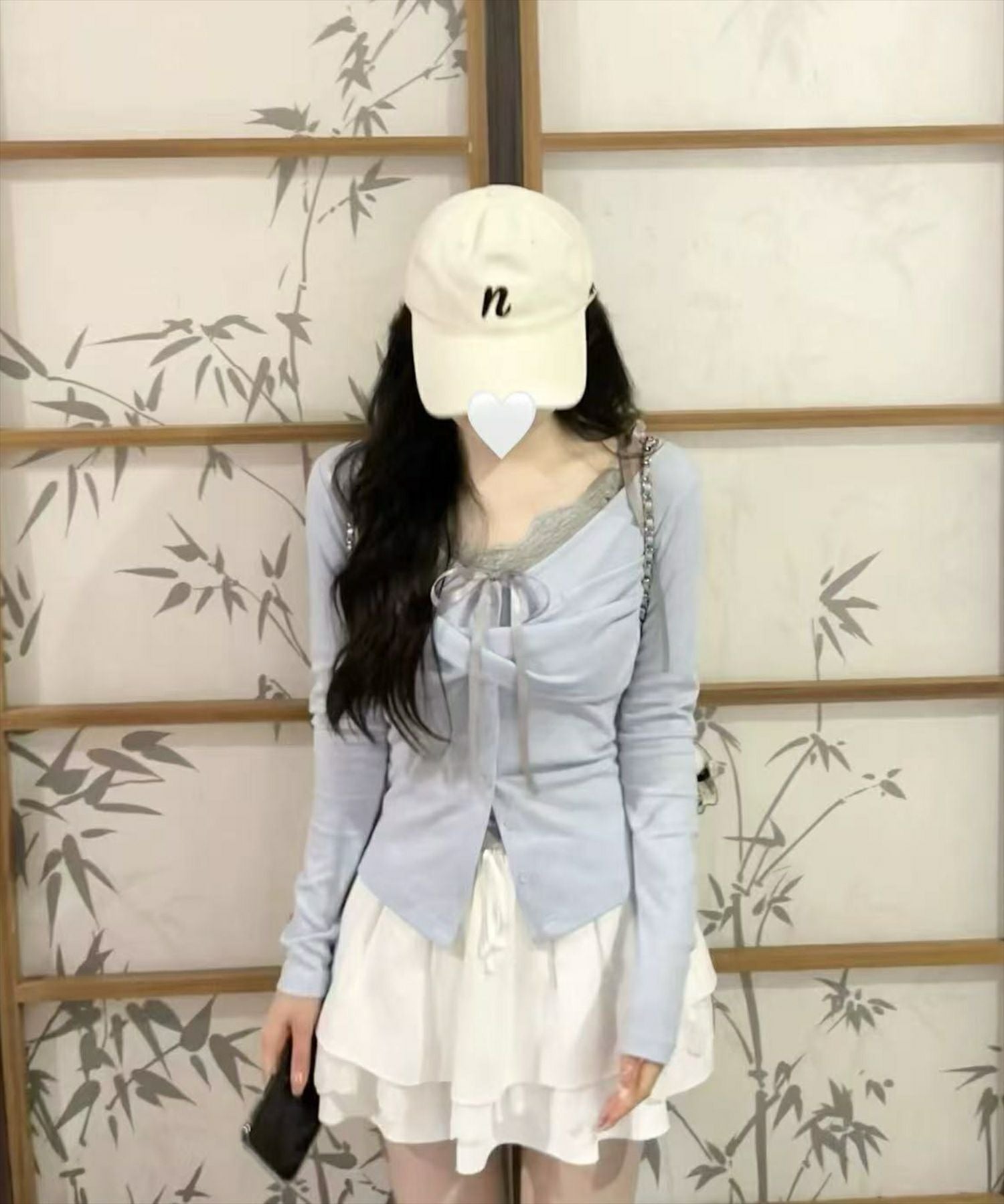 STAY MOTION≪WEB限定≫フロントクロス長袖カットソートップス[ST1000