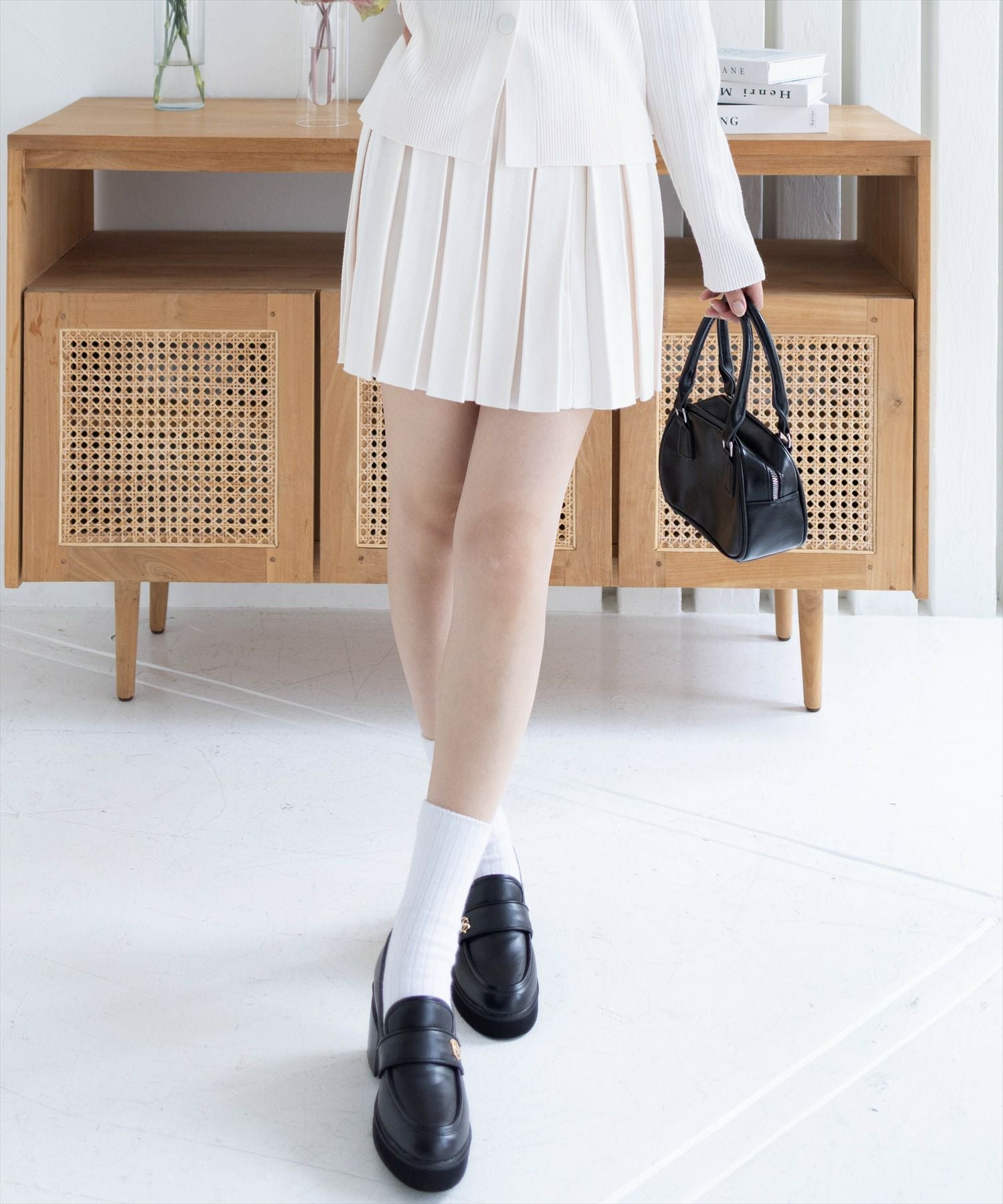 clear ニットプリーツミニスカート(セット可)[CL9312] | レディース
