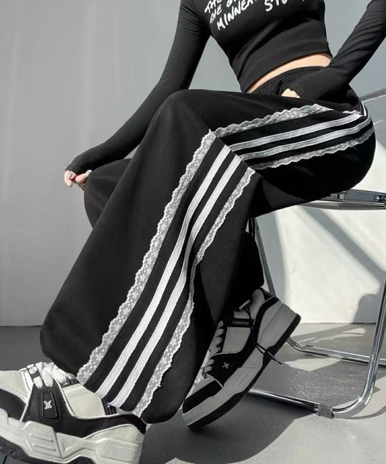 STAY MOTION≪WEB限定≫サイドレースラインパンツ[ST1009