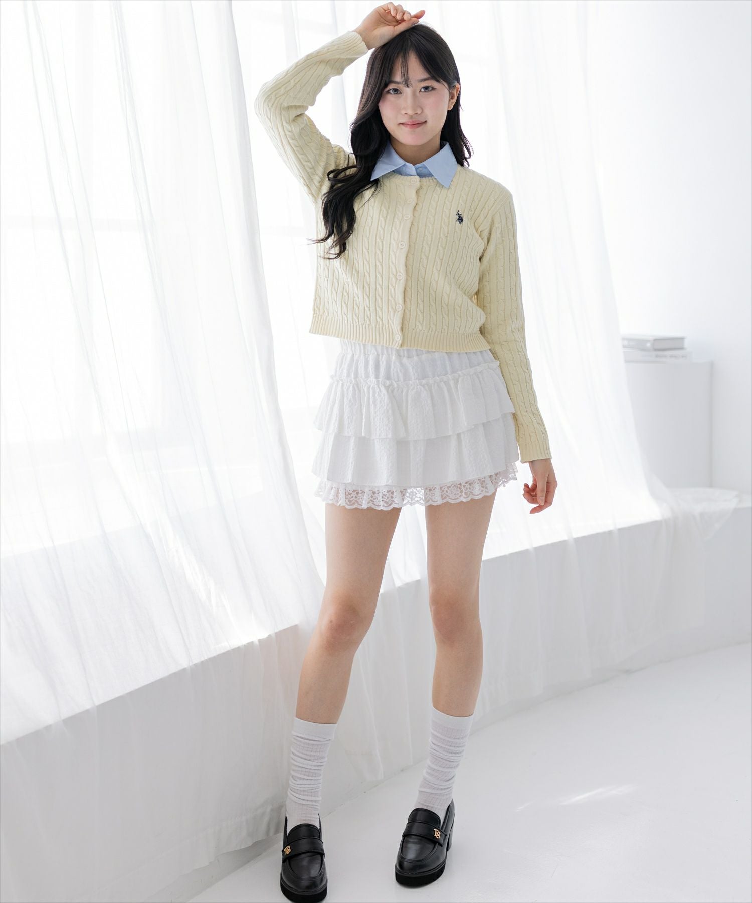 168cm/ホワイト着用