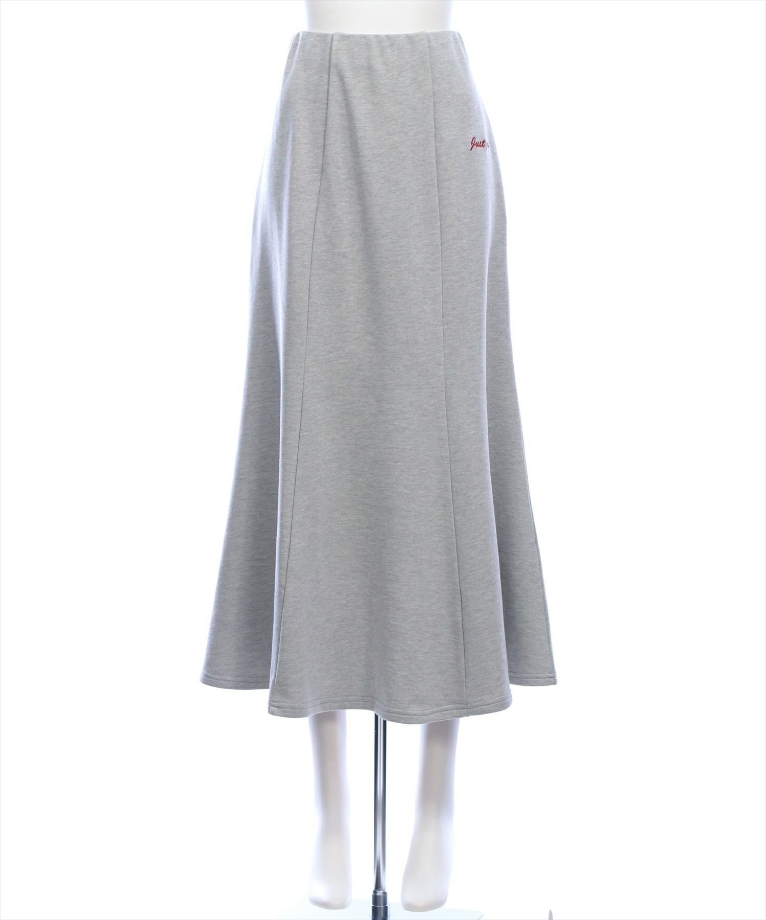 CLEAR BASIC スウェットワンポイント刺繍マーメイドスカート[CL9434