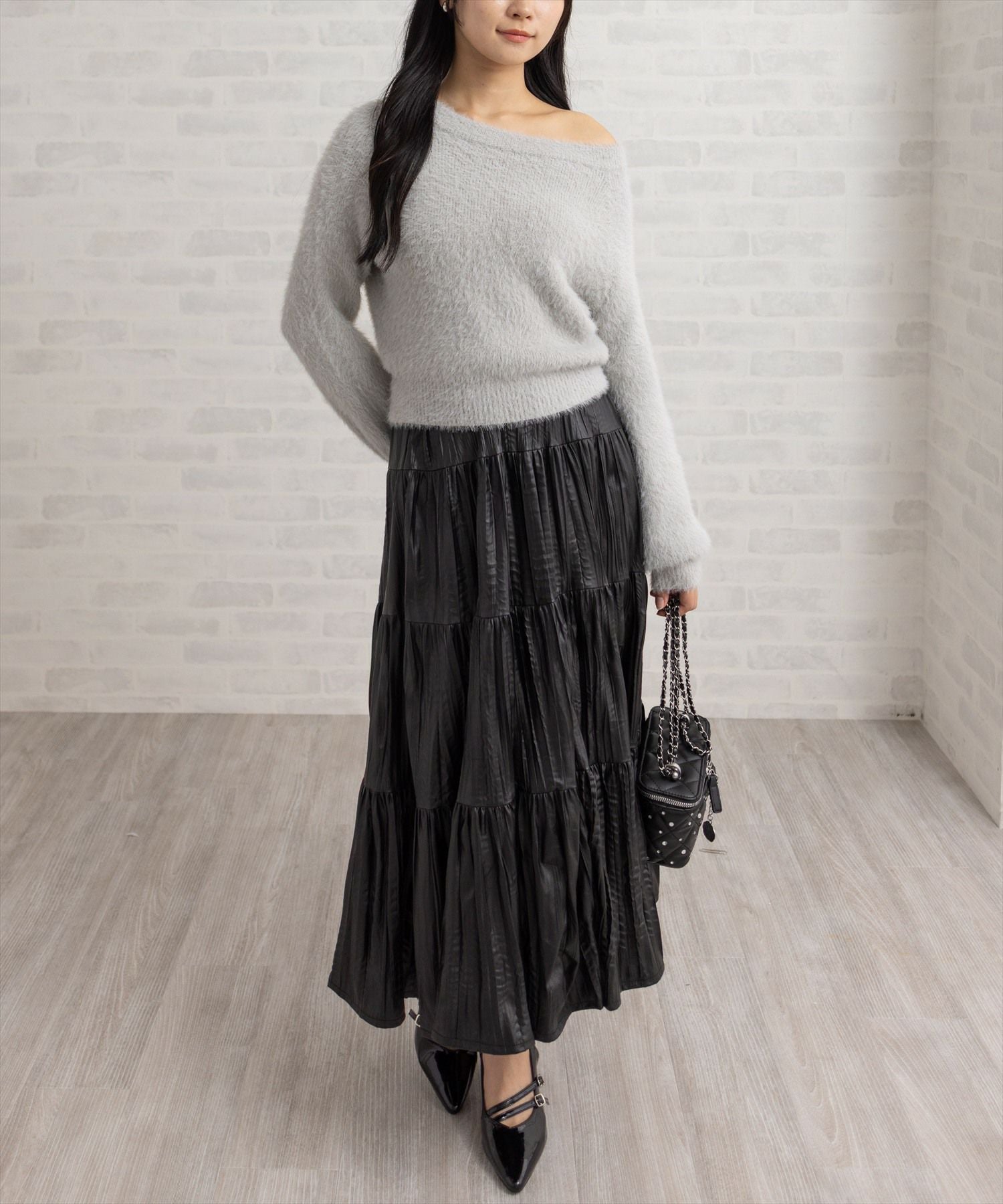 162cm/ライトグレー