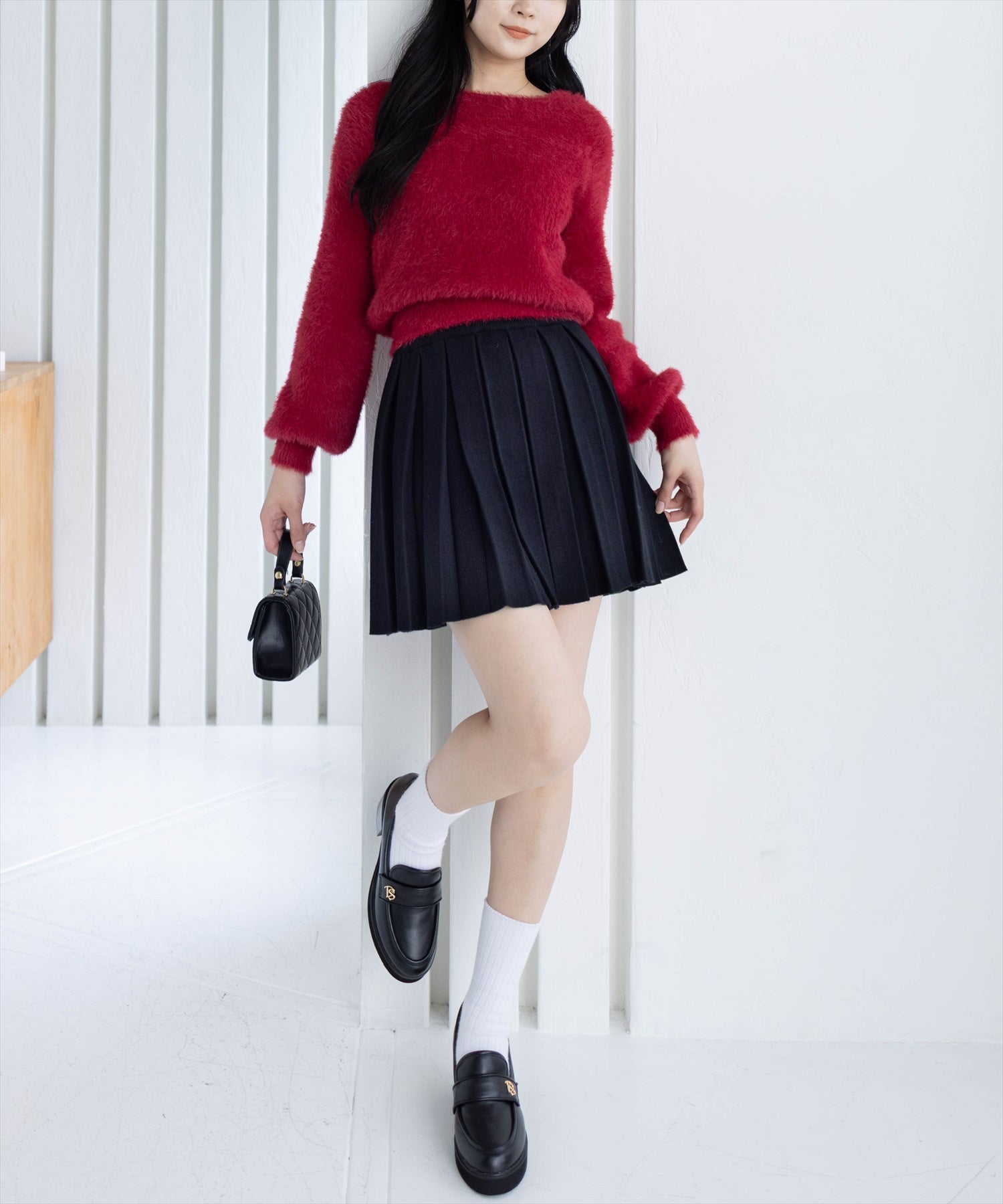 162cm/ボルドー着用