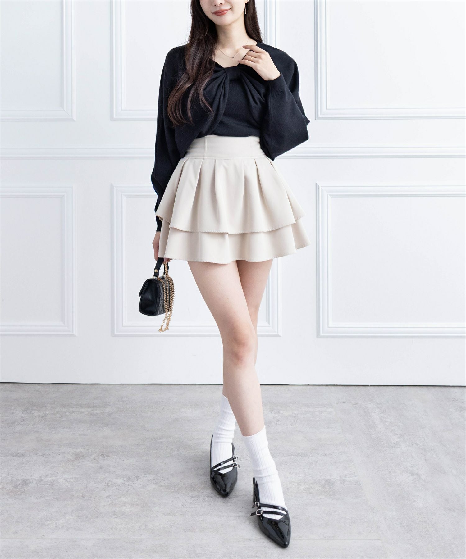 165cm/ブラック着用