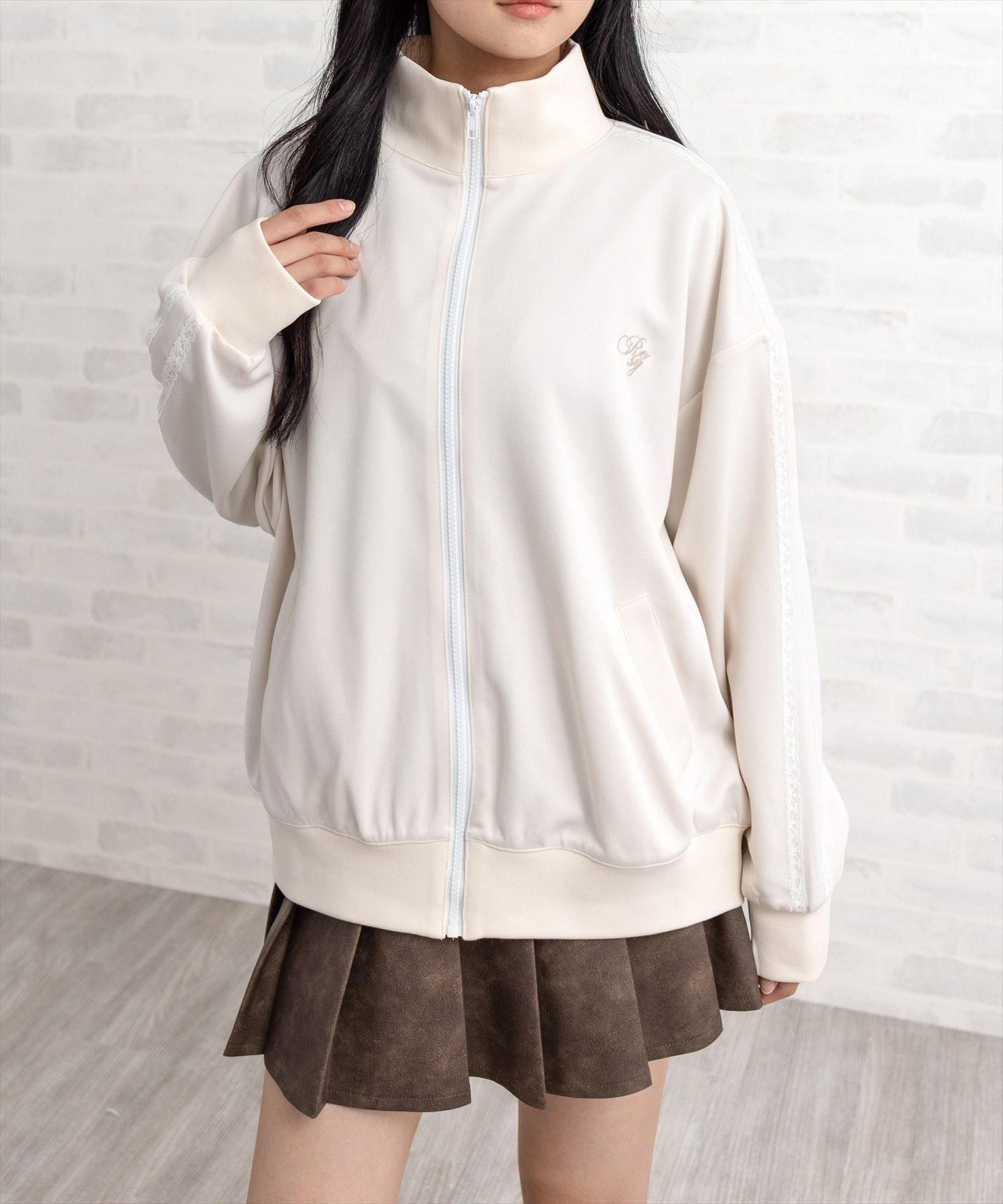 clear レースサイドライントラックジャケット[CL9358] | レディース