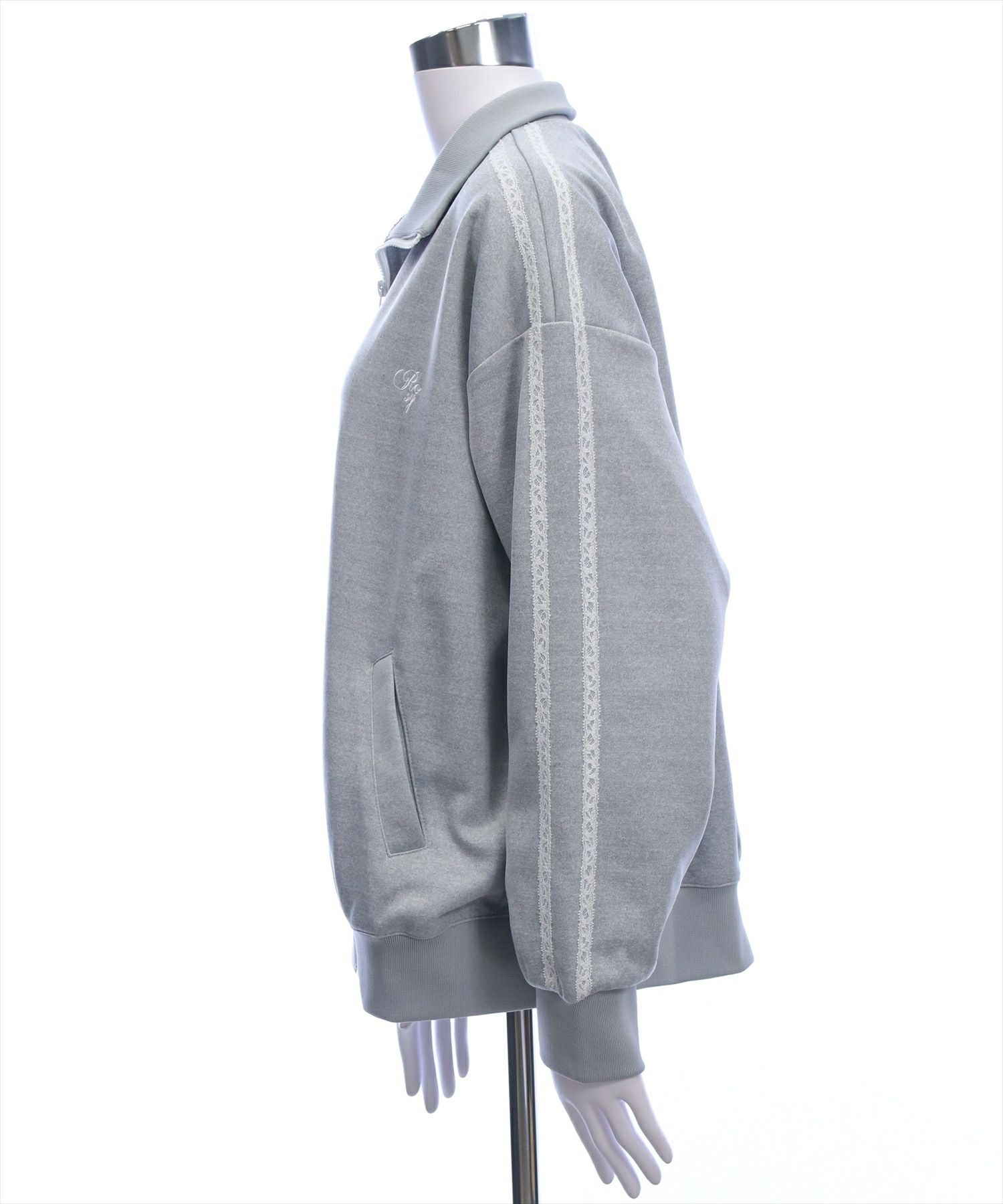 clear レースサイドライントラックジャケット[CL9358] | レディース