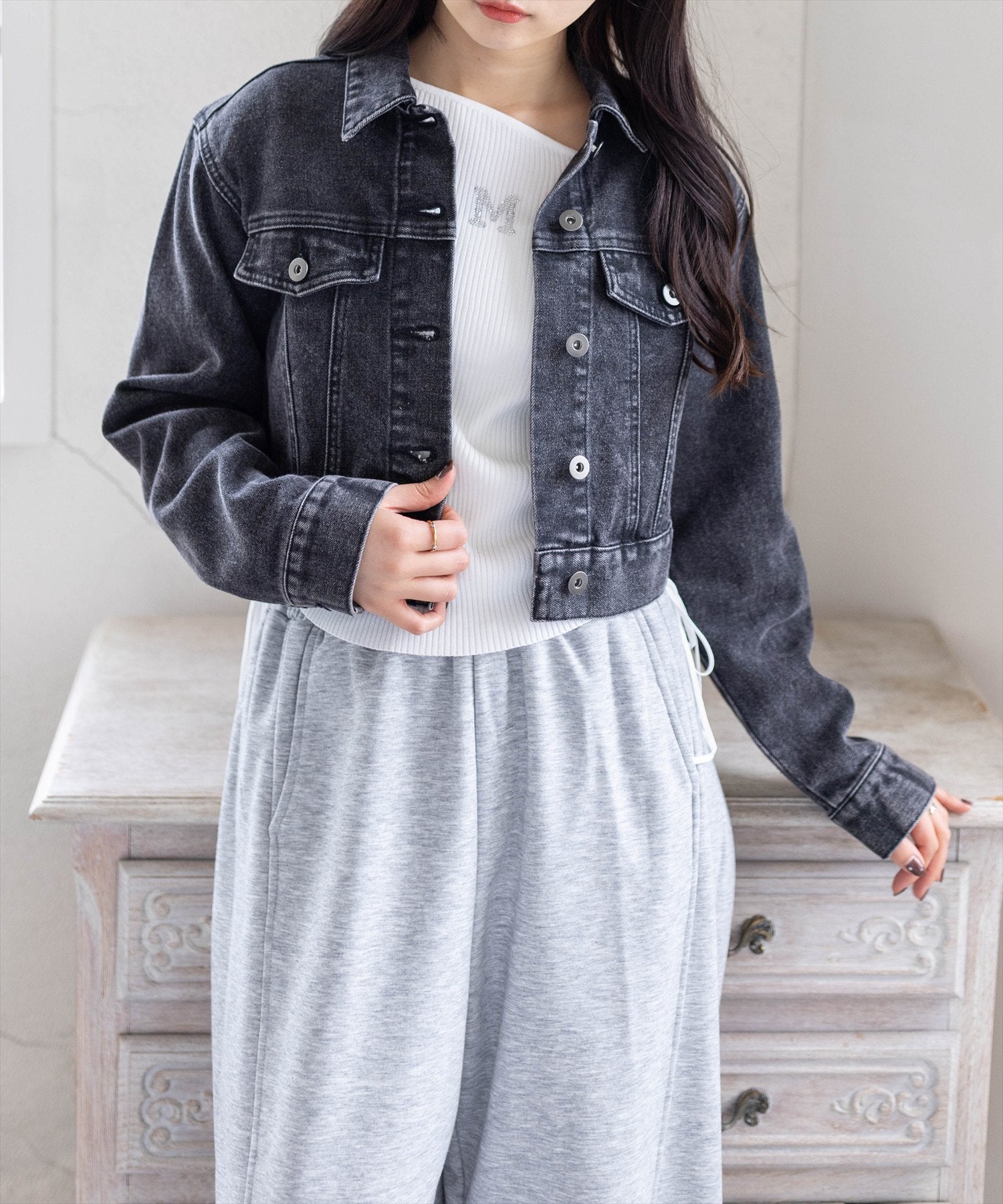 CLEAR BASIC≪再入荷≫ショート丈デニムジャケット[CL9437