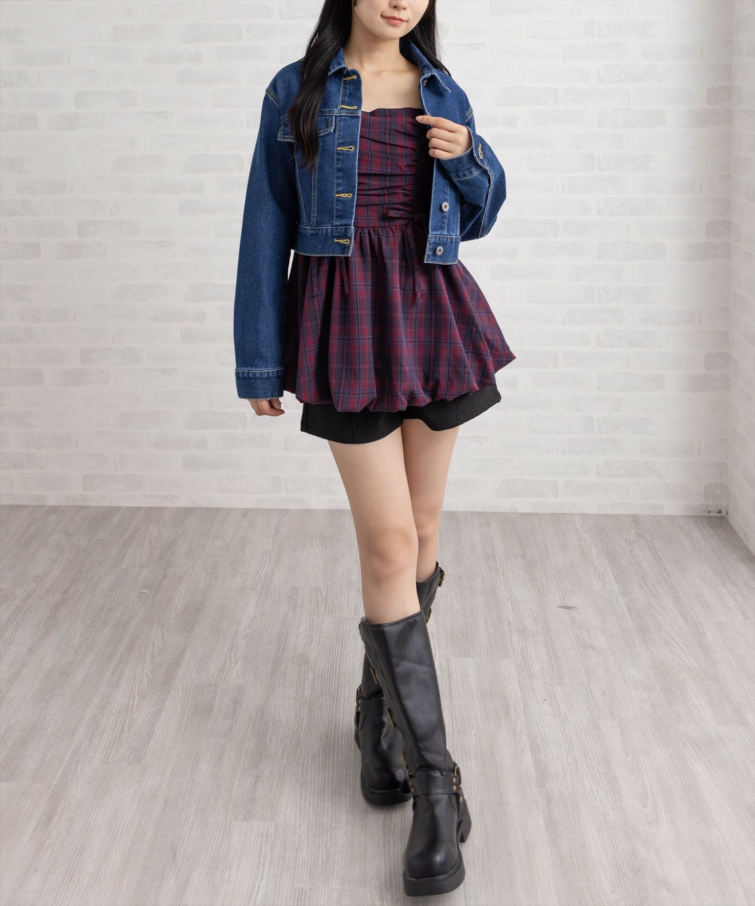 CLEAR BASIC≪再入荷≫ショート丈デニムジャケット[CL9437