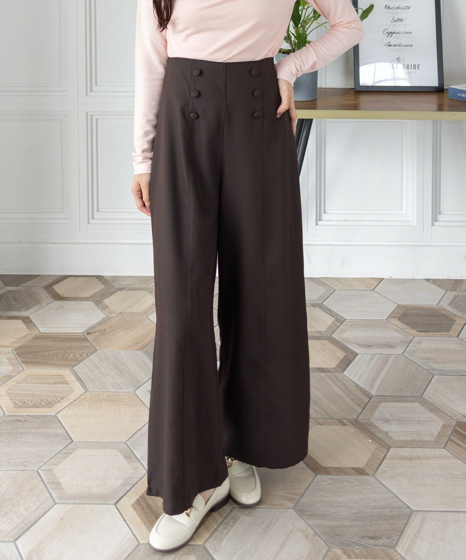 165㎝/ブラウン F着用