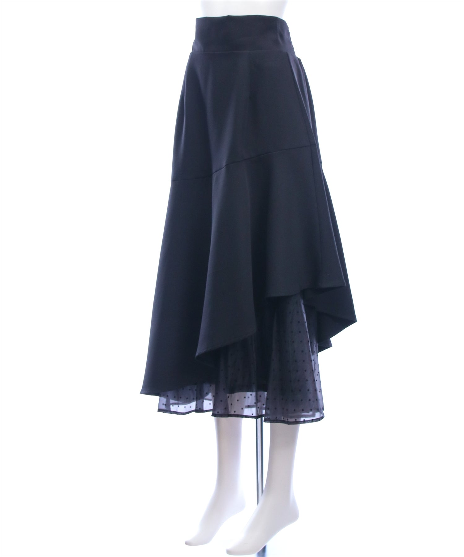 CLEAR BASIC≪新色追加≫シアーチェックドッキングアシンメトリー