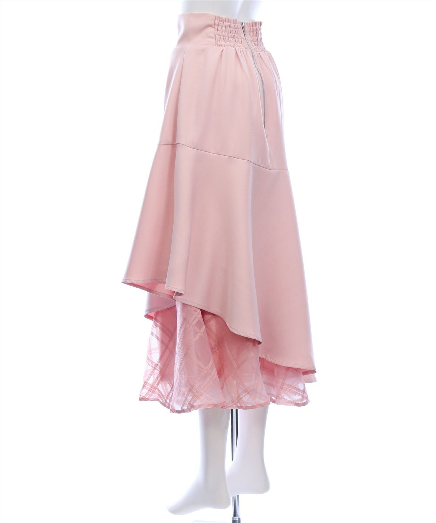 CLEAR BASIC≪新色追加≫シアーチェックドッキングアシンメトリー