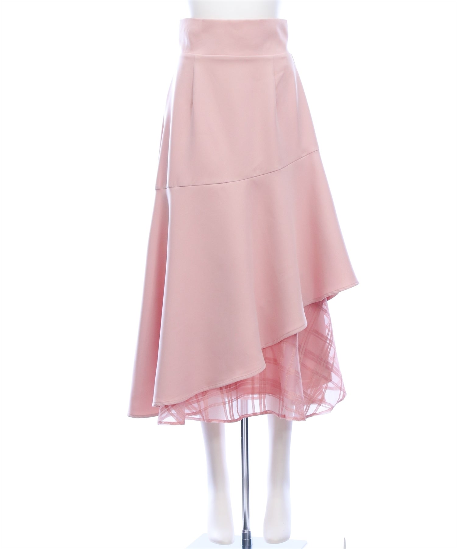 CLEAR BASIC≪新色追加≫シアーチェックドッキングアシンメトリー