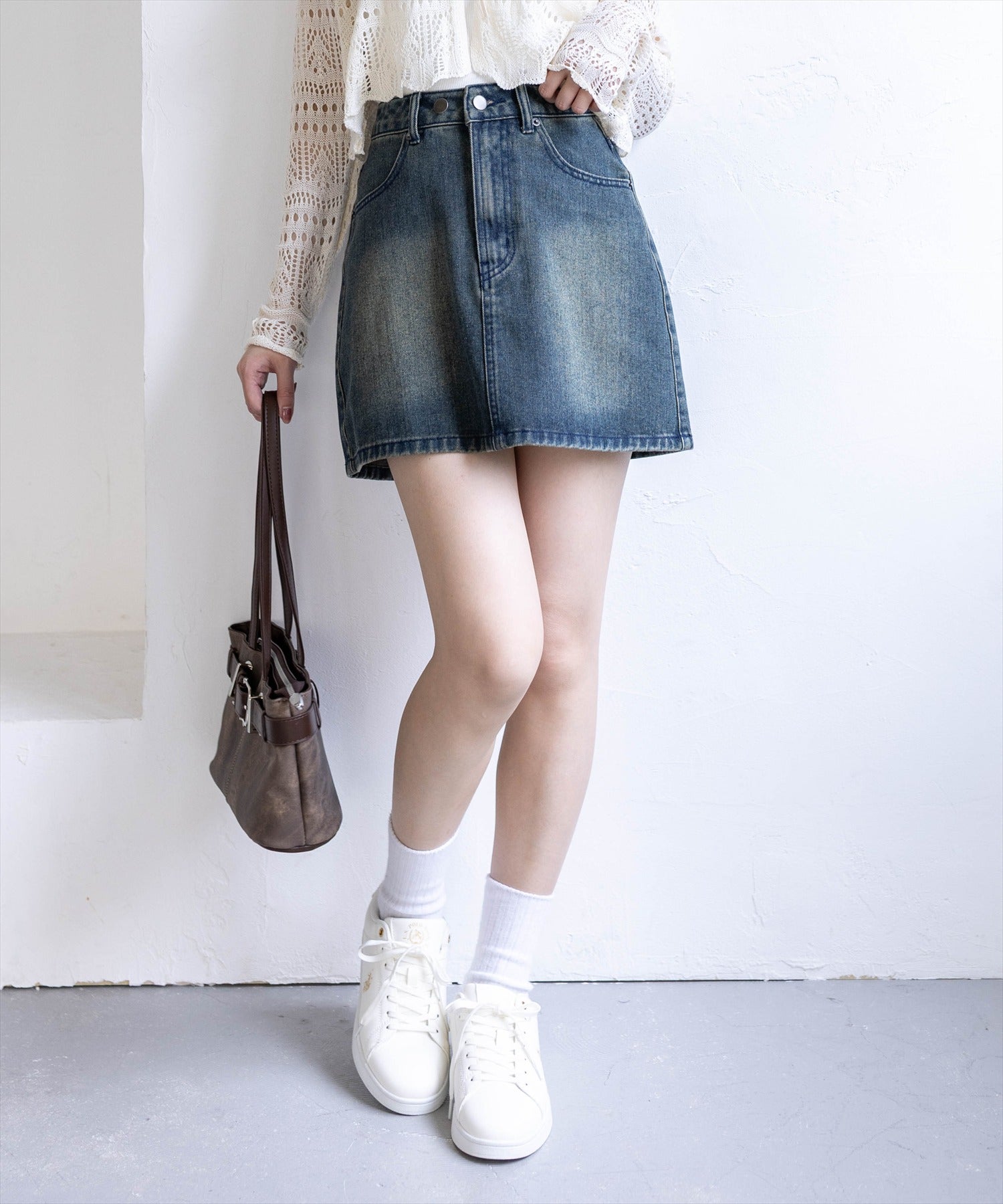 clear≪新色追加≫デニムミニスカート(セット可)[CL9305] | レディース