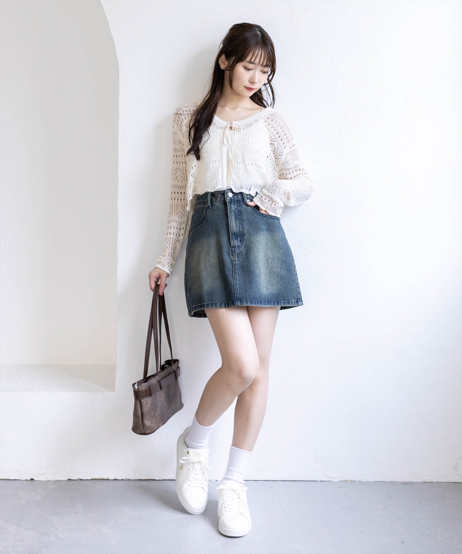 162cm/ブルー S着用