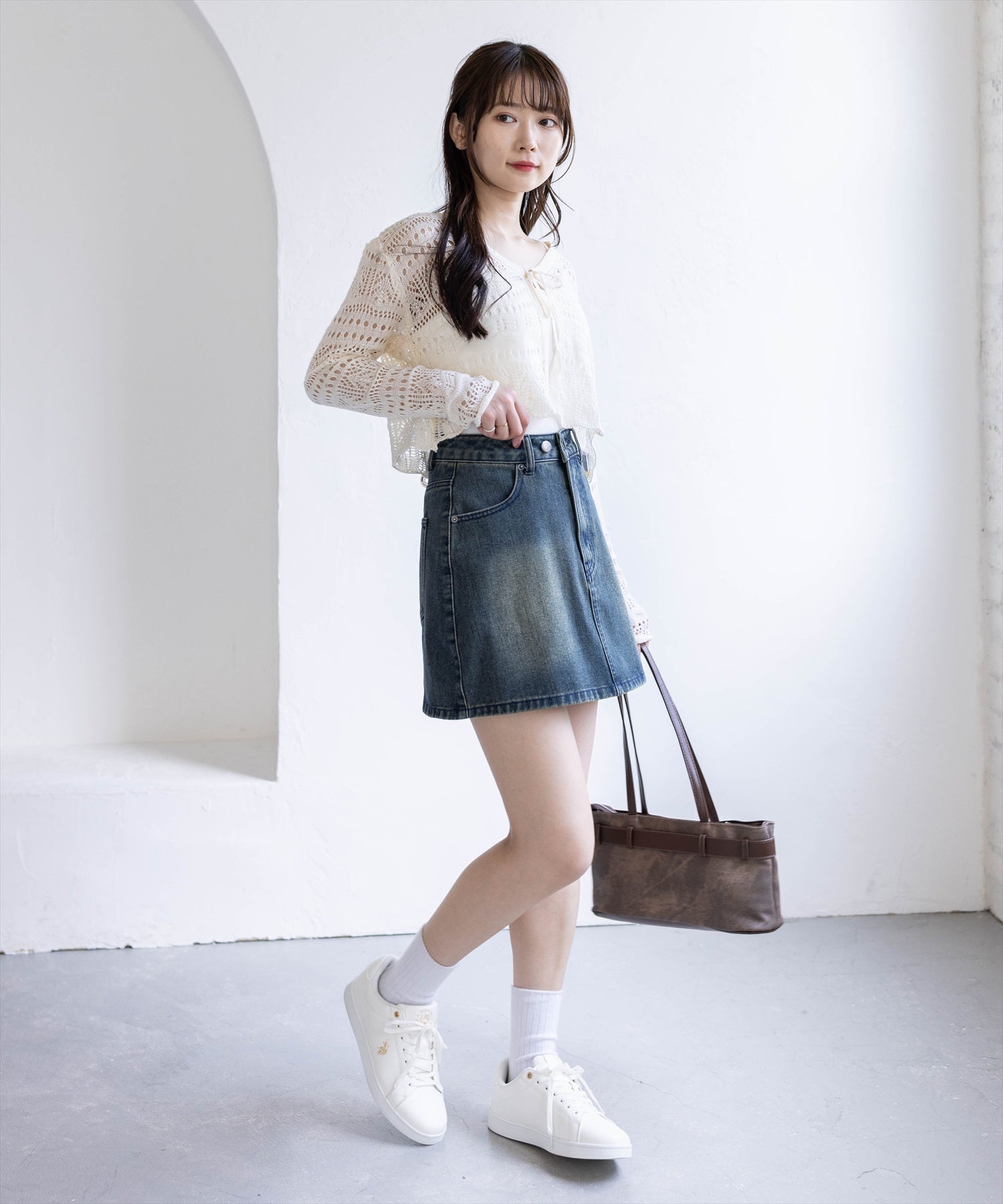 clear≪新色追加≫デニムミニスカート(セット可)[CL9305] | レディース