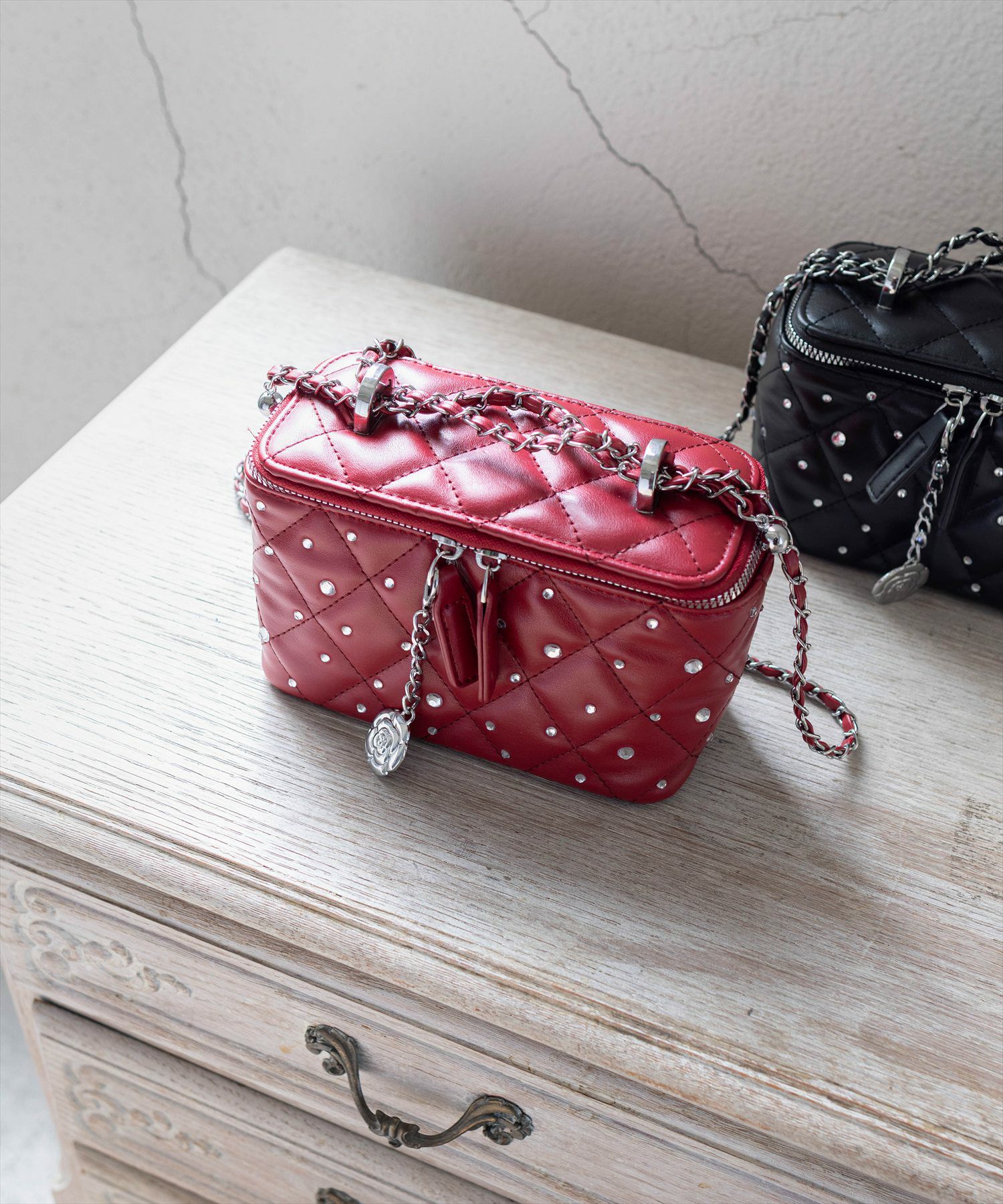 clear≪再入荷≫キルティングバニティバッグ[ZA0041] | レディース