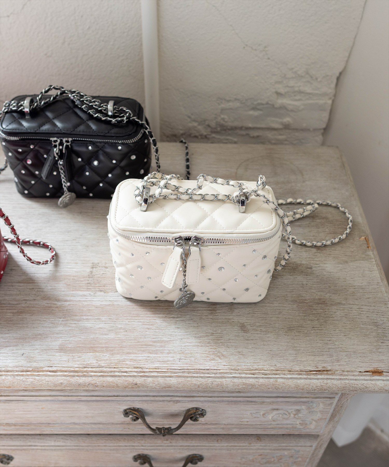 clear≪再入荷≫キルティングバニティバッグ[ZA0041] | レディース