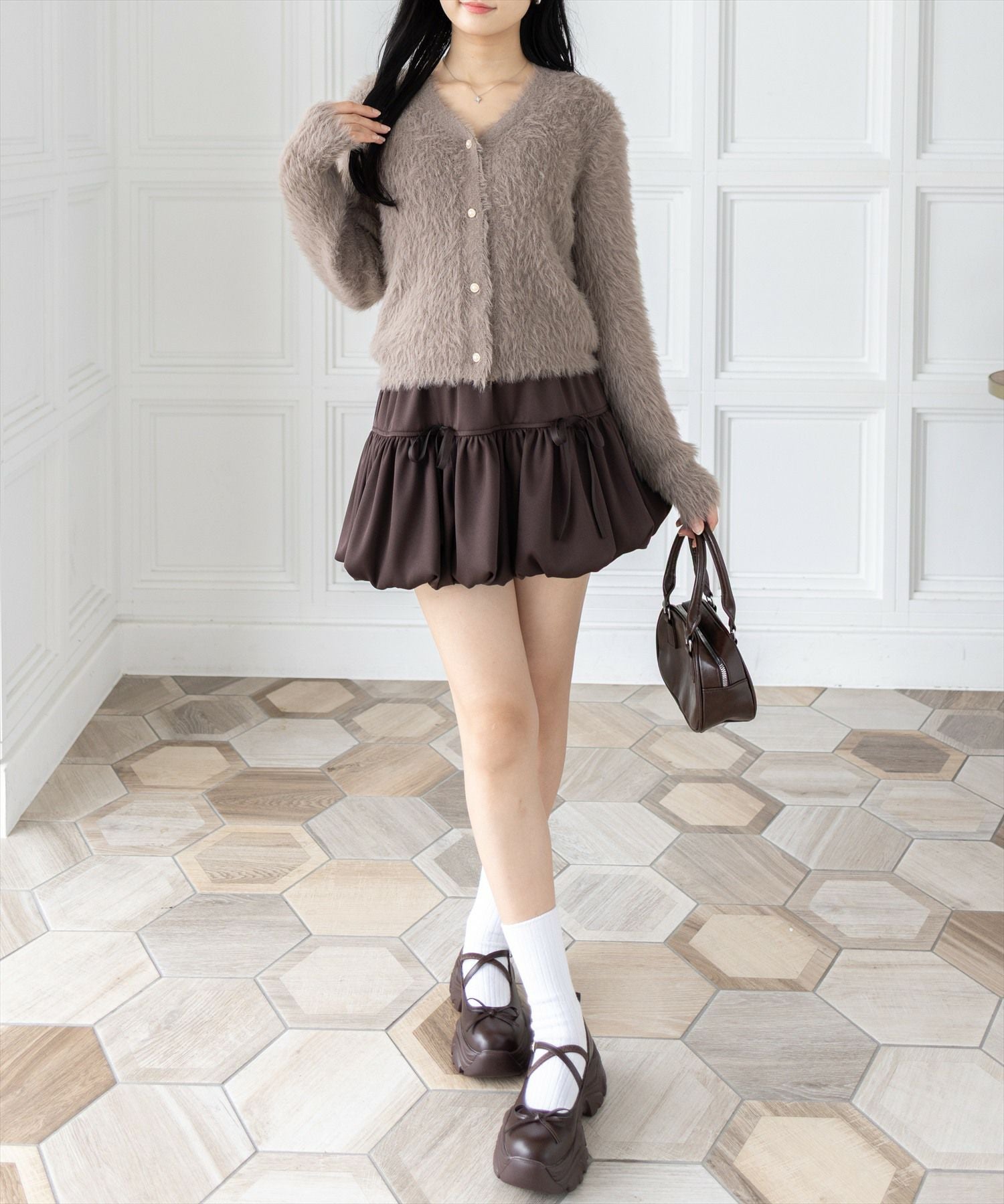 165cm/グレージュ