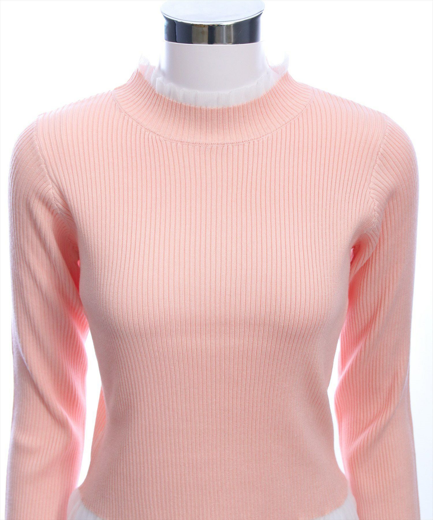 clear≪再入荷≫シアーフリルリブニットトップス[CL9187] | レディース