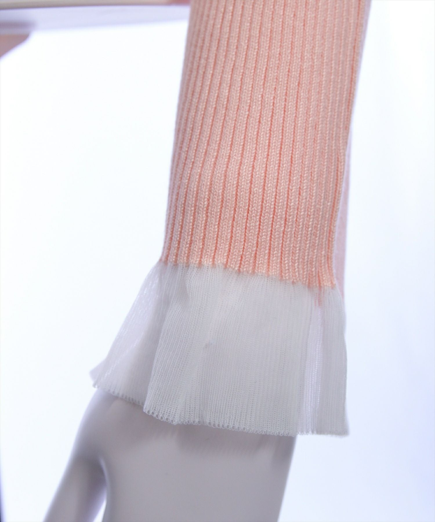 clear≪再入荷≫シアーフリルリブニットトップス[CL9187] | レディース