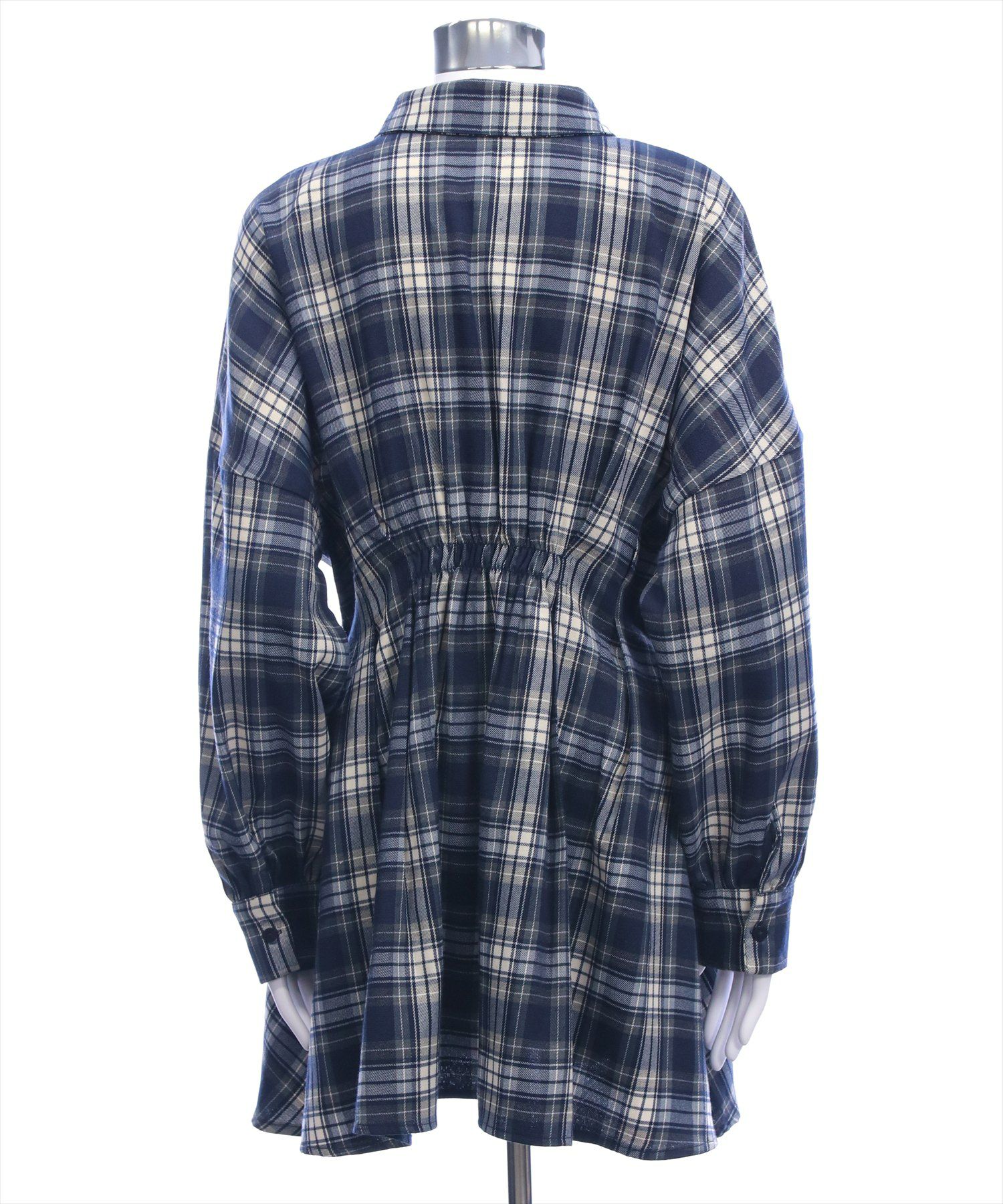 clear チェックシャツミニワンピース[CL9463] | レディース