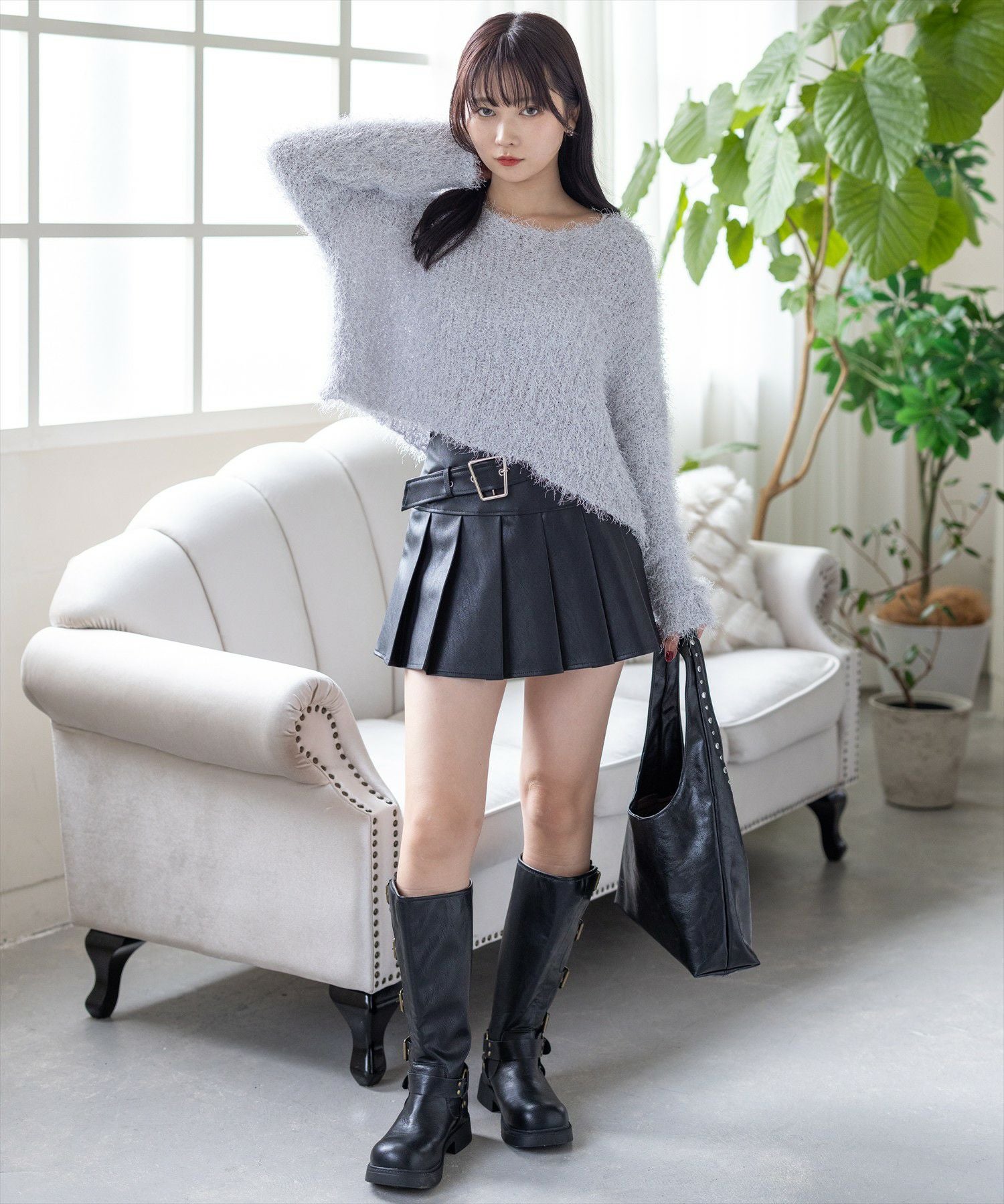 CLEAR BASIC ラメニットプルオーバー[CL9182] | レディース
