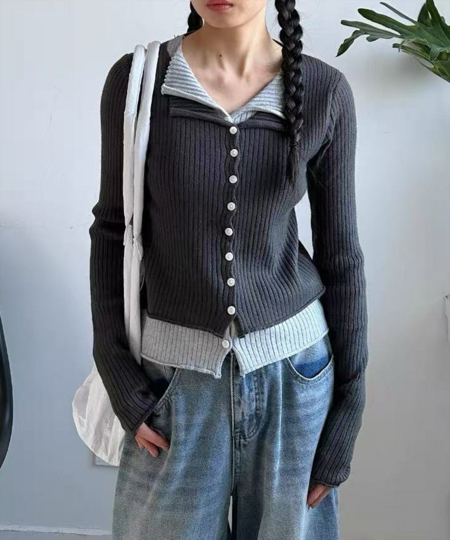 LAYERED RIB KNIT レイヤードリブニット LAYERED RIB KNIT レイヤードリブニット 【公式通販】