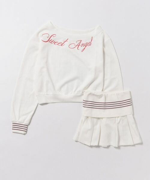 STAY MOTION≪WEB限定≫ロゴ入りワンショルダーポンチトップス+ミニ