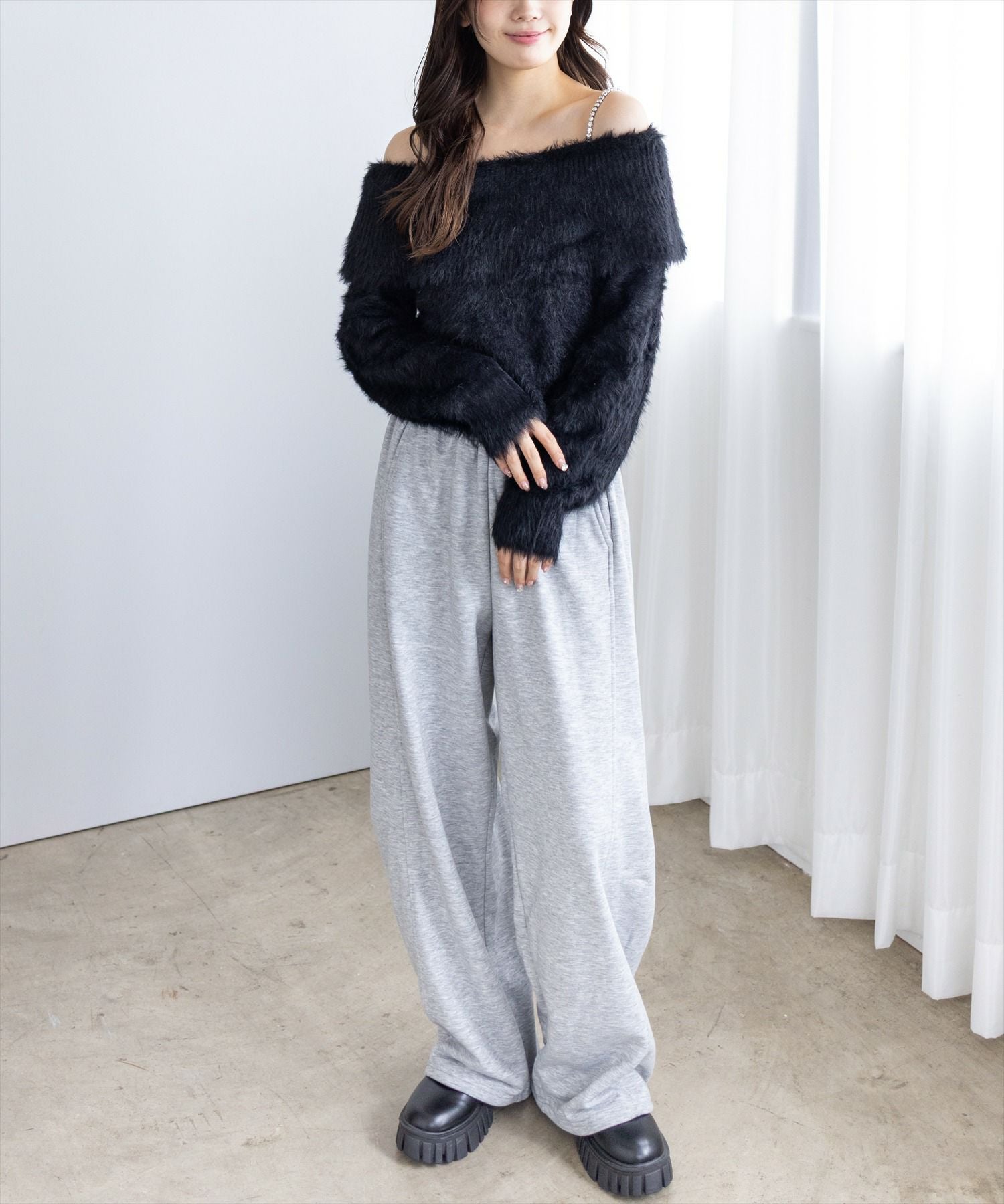 161cm/ブラック