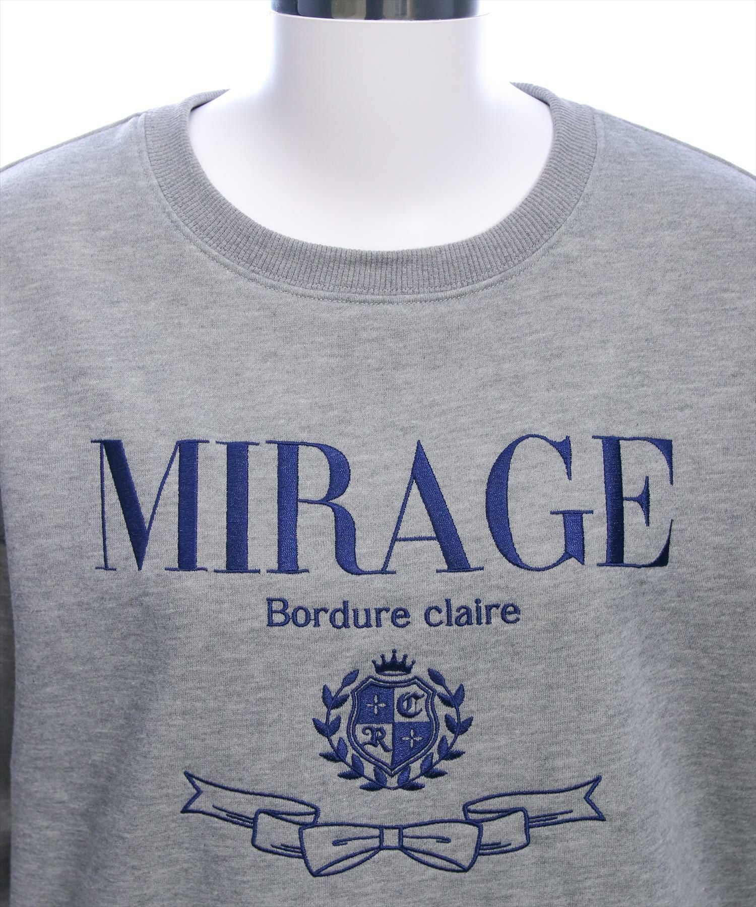 clear≪再入荷≫襟付き刺繍ロゴスウェット[CL9356] | レディース