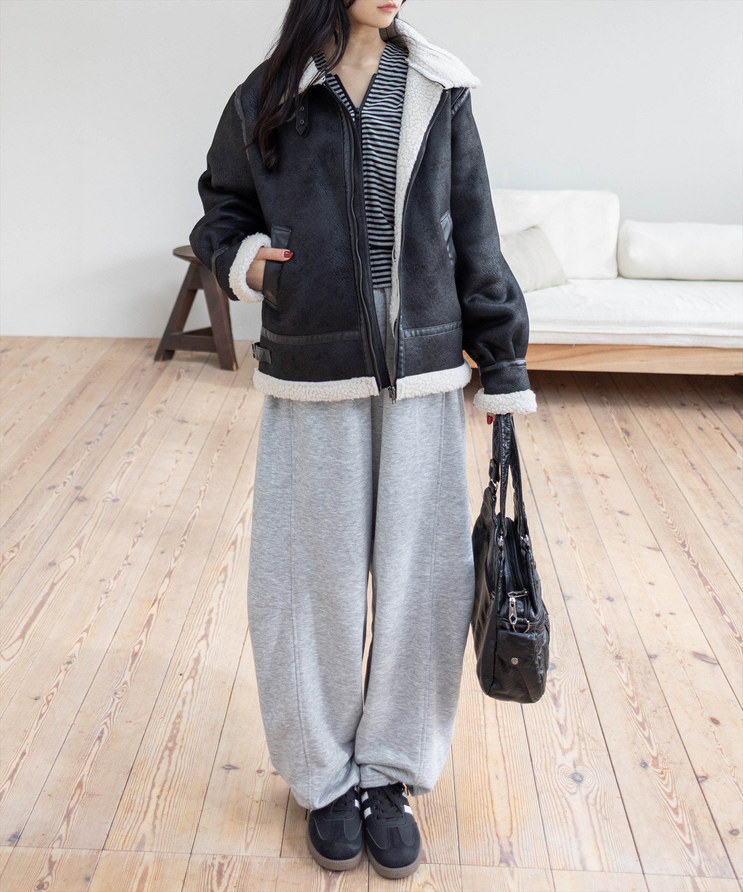 clear≪再入荷≫ムートンジャケット[CL9069] | レディースファッション