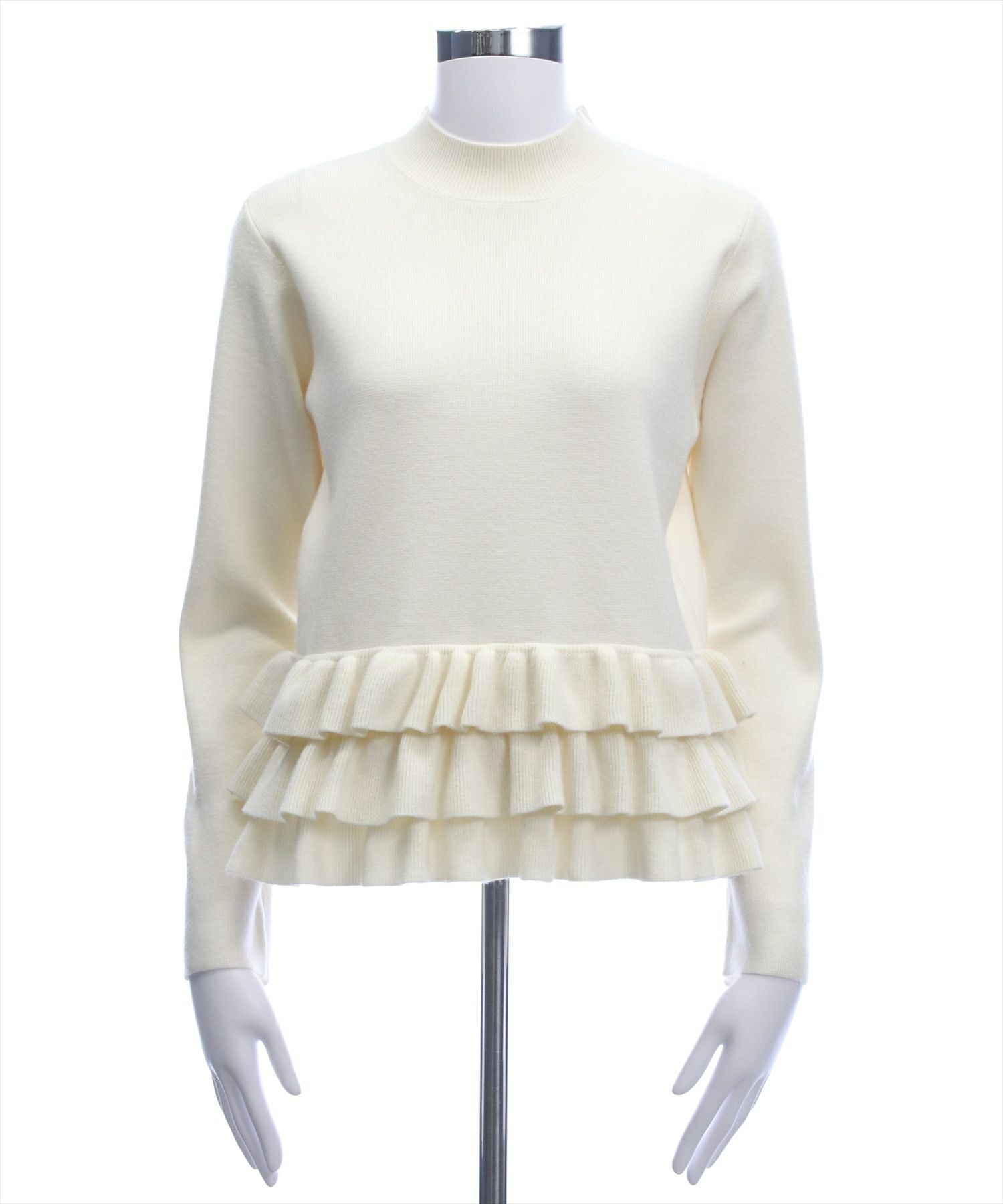 CLEAR BASIC≪再入荷≫裾フリルニットトップス[CL9495] | レディース