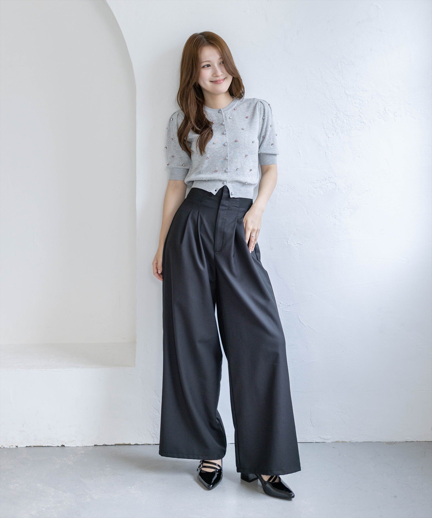 163cm/ブラック F着用