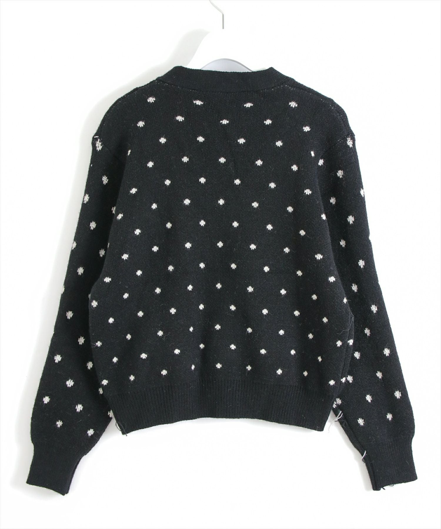 STAY MOTION≪WEB限定≫ドット柄Vネックカーディガン[ST1065