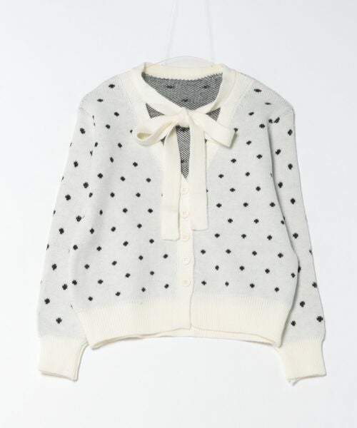 Theory 19ss ドット柄カーディガン 2025AW新作】ドット柄カーディガン[品番：LOSW0009136]｜CLOTHY