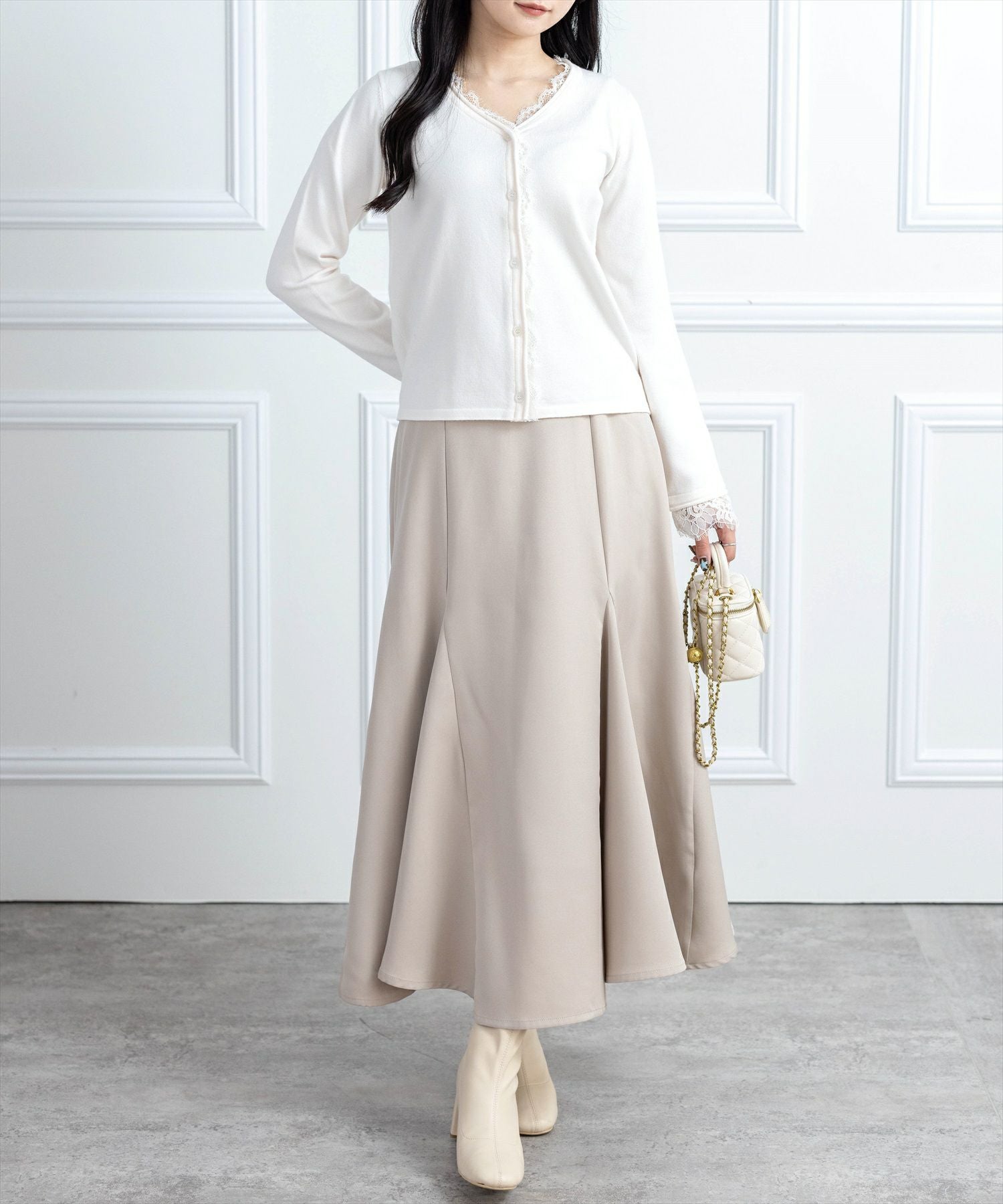 162㎝/グレージュ