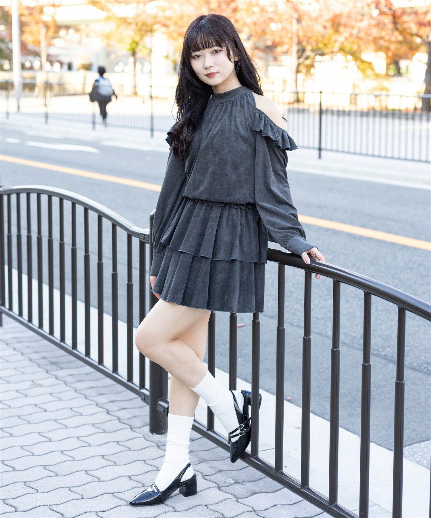 162cm/チャコールグレー