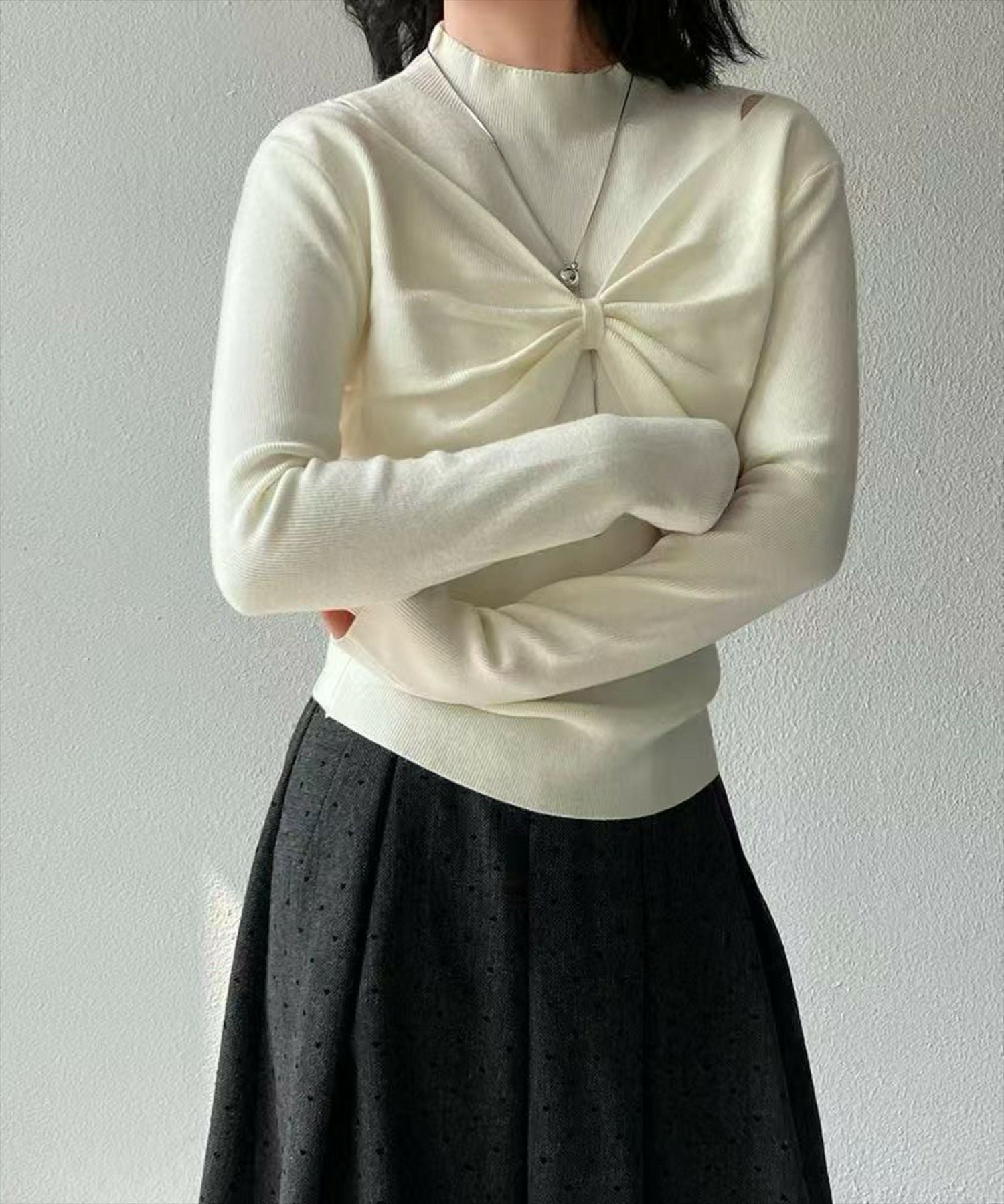 アイボリー着用