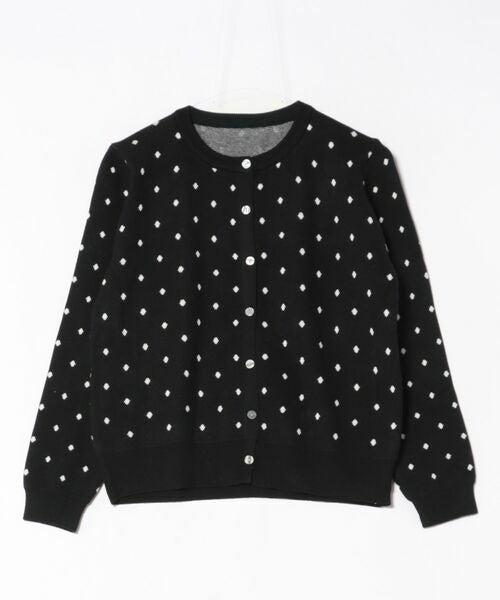 STAY MOTION≪WEB限定≫ドット柄ニットカーディガン[ST1103
