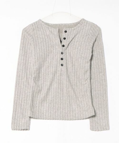 DIDDI MODA ダメージ レースレイヤード ニット Vネック リブ レースレイヤードVネックニット｜PETAL ONLINE（ペタルオンライン）