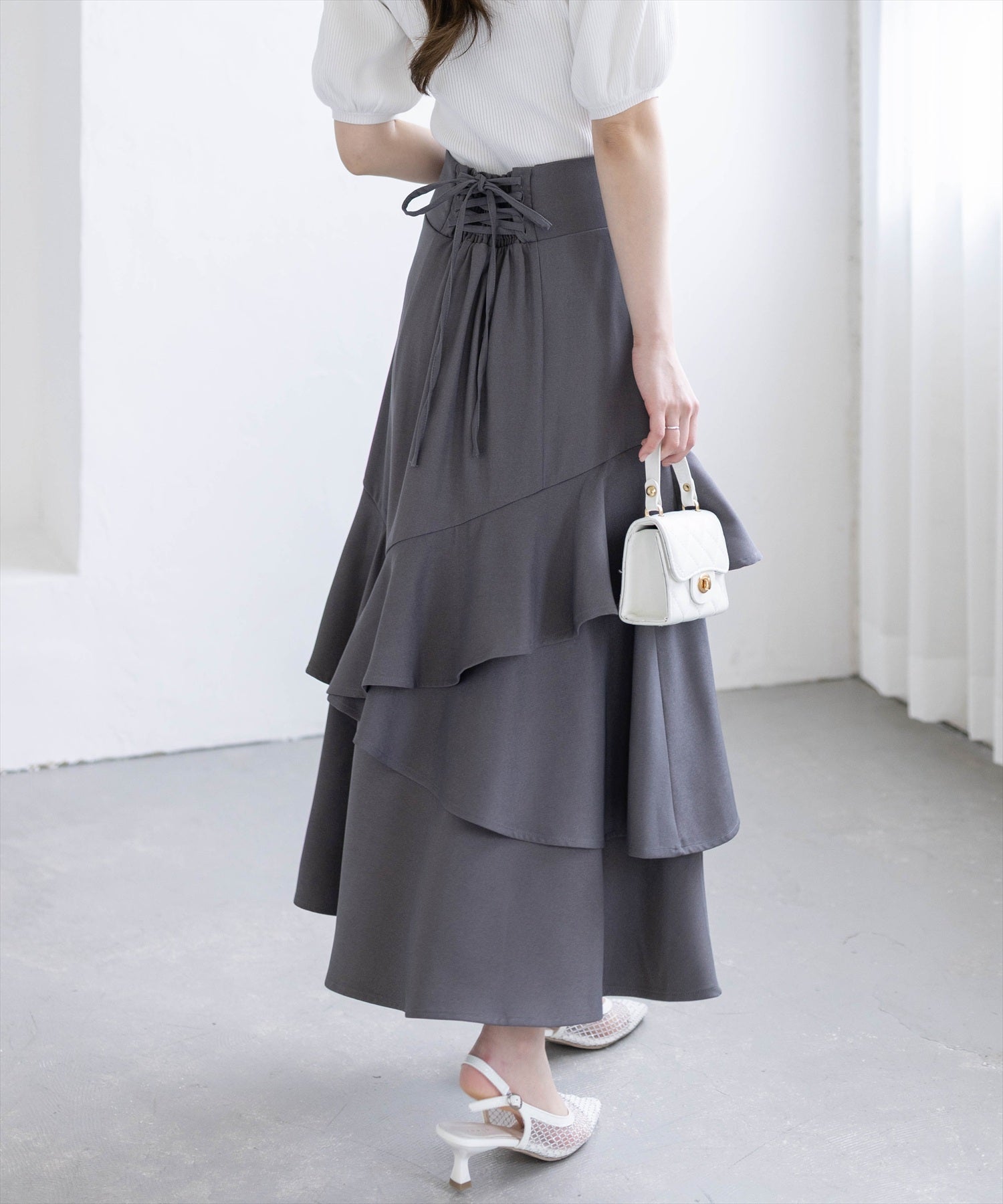 CLEAR BASIC アシンメトリーマーメイドスカート[CL9610] | レディース