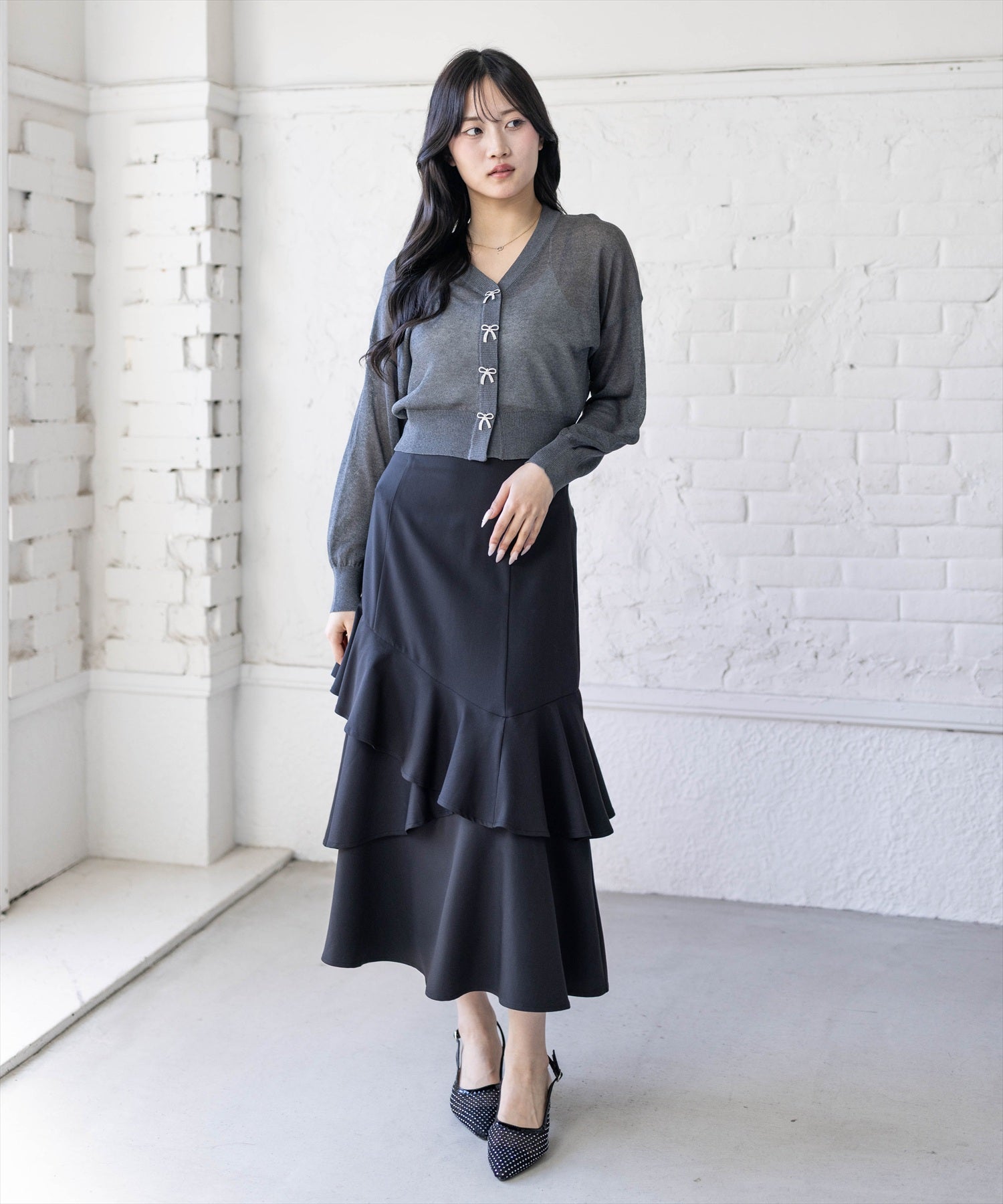 167cm/ブラック F着用