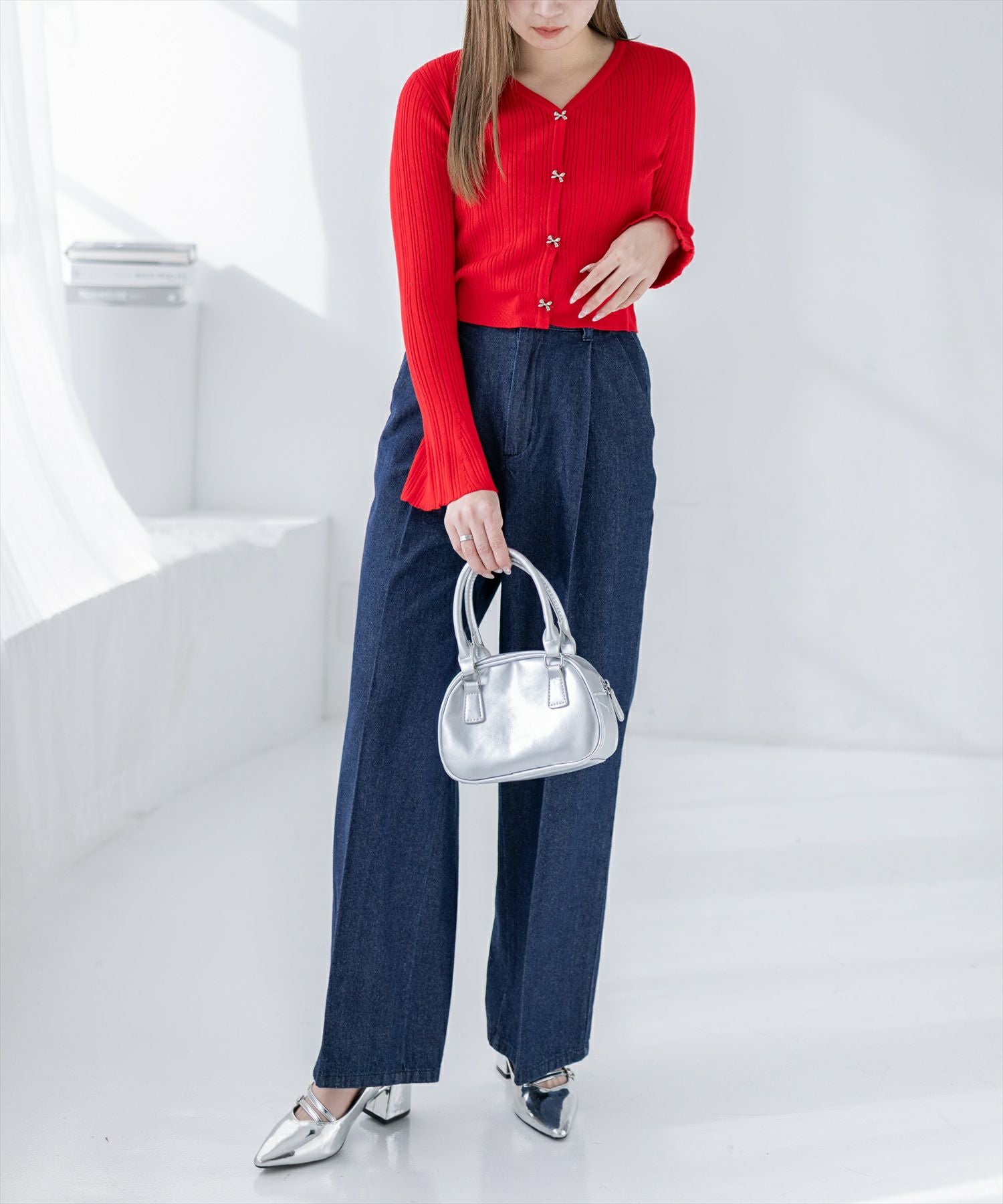 160cm/レッド着用